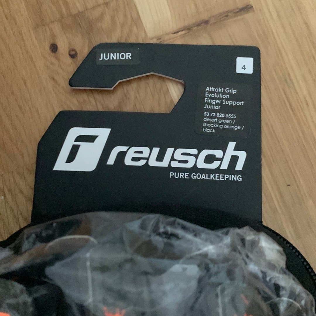 Nya Reusch Junior Målvaktshandskar Storlek 4