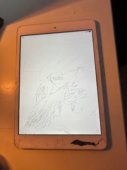 iPad mini 2 sprucken skärm