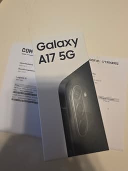 Samsung Galaxy A17 5G kvitto oöppnade