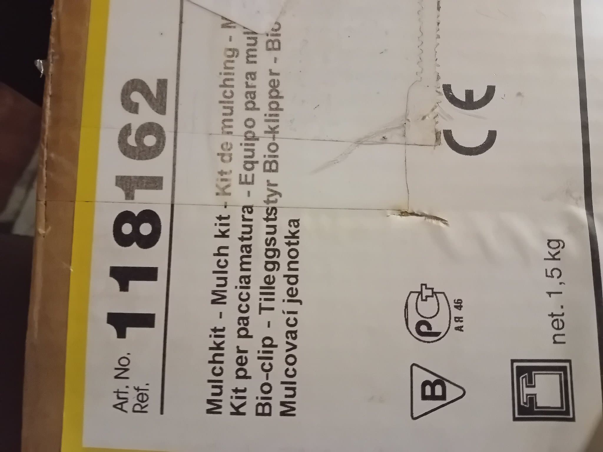 Mulcher kit gräsklippare