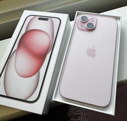 iPhone 15 128GB rosa i kartong