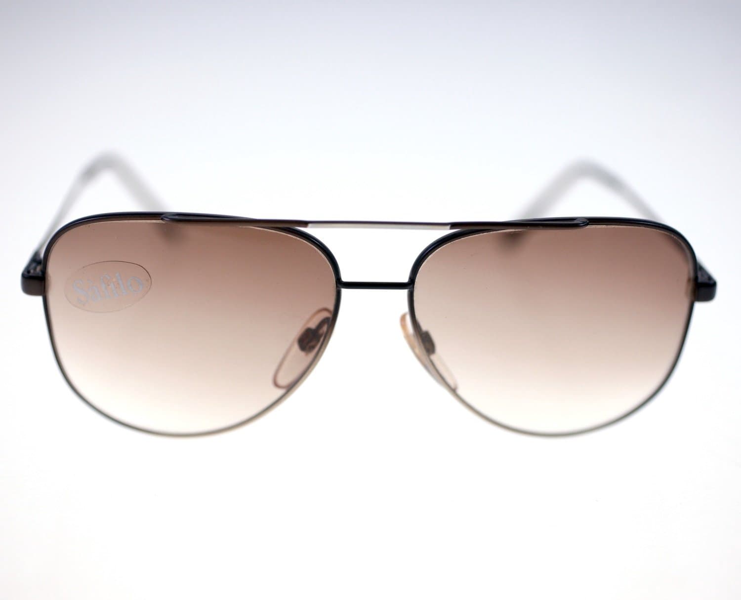 Safilo Sporting 86 unisex vintage pilot-style sunglasses-circa 1980s-NEW-24g