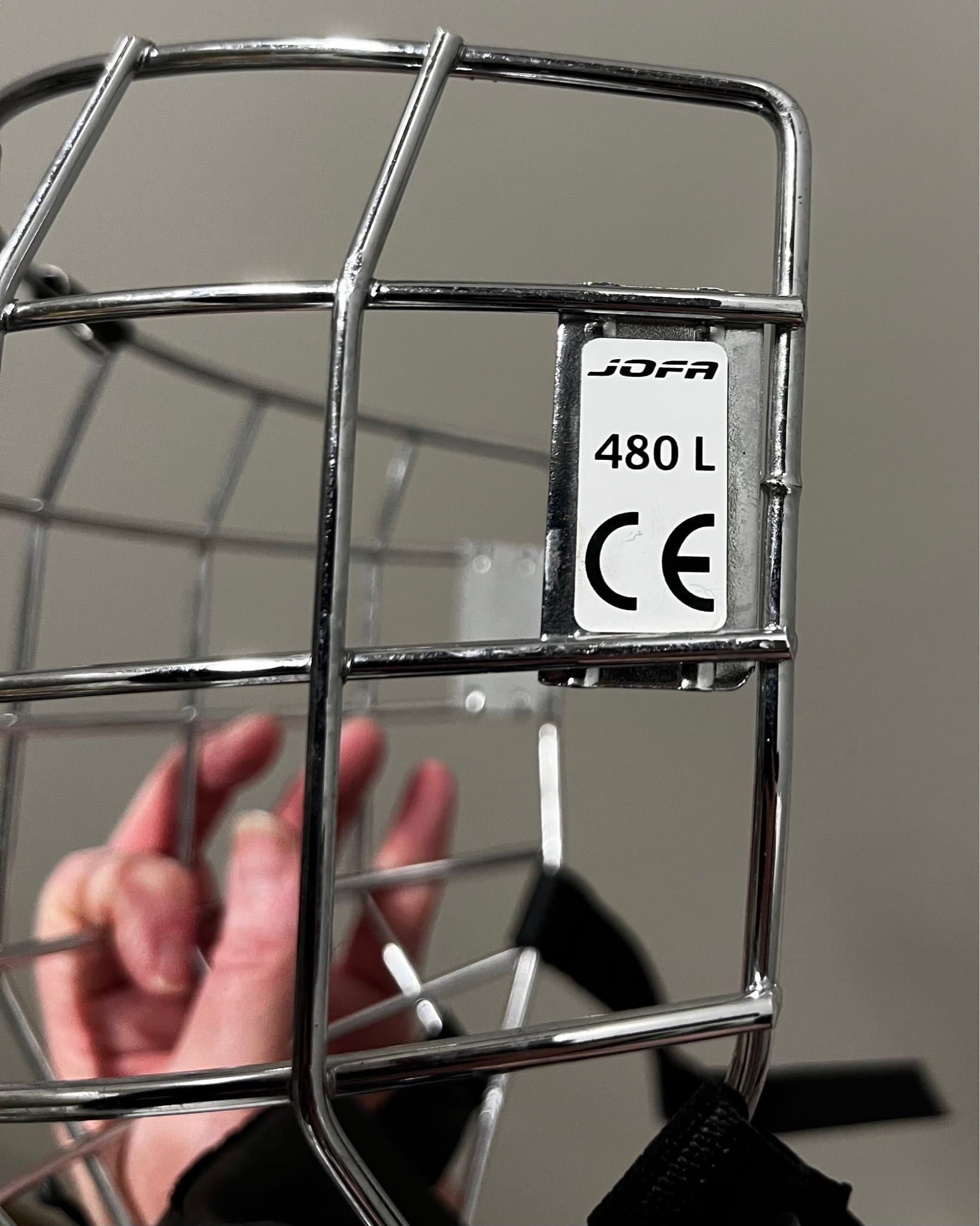 Jofa galler cromat till hockey hjälm 480 large