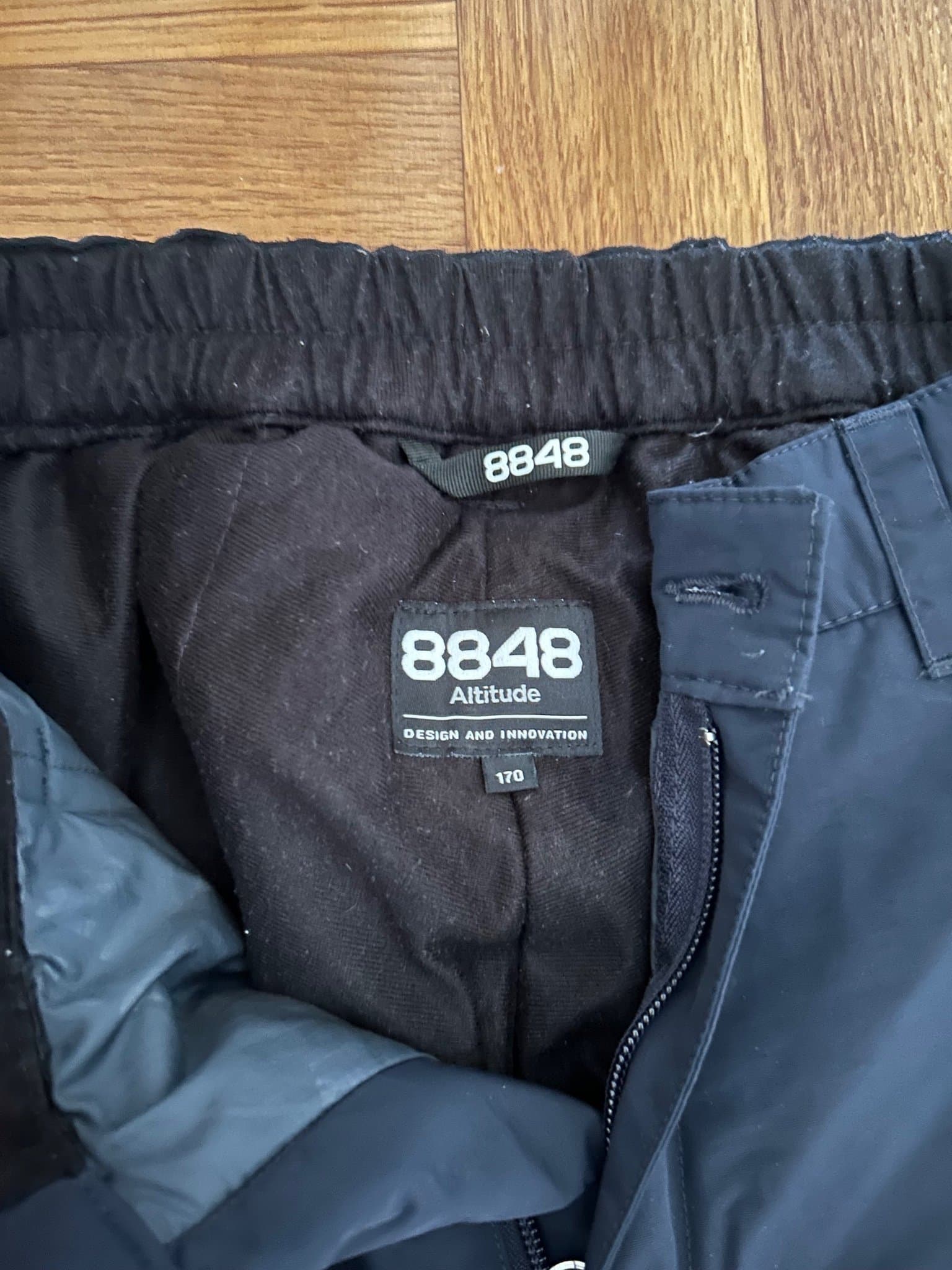 8848 Altitude mörkblåa skidbyxor, storlek 170