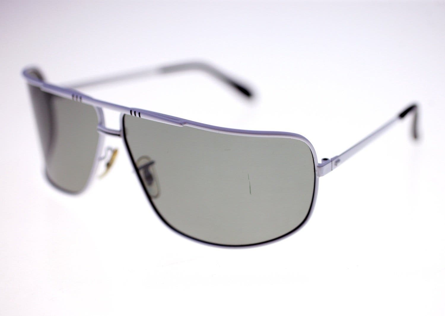 Vintage 'Hip-Hop' style 1980s wraparound sunglasses for men-Model 3594E-26g