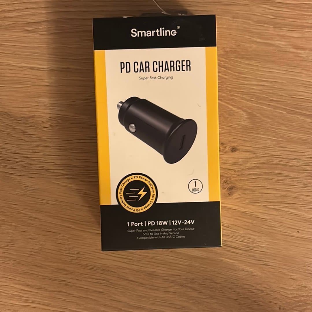Smartline PD Billaddare 18W USB-C