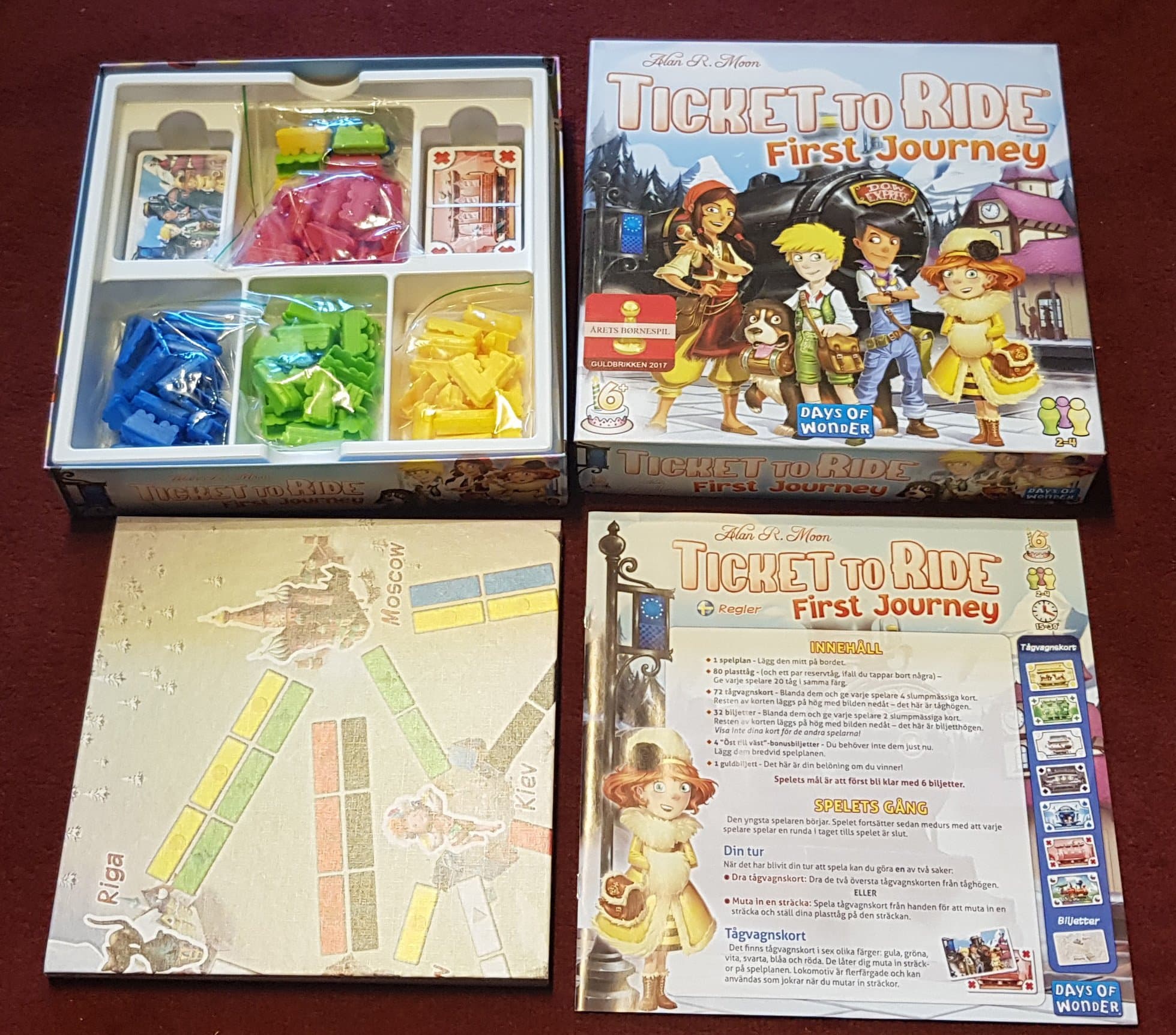 Ticket to Ride - First Journey, NYTT, brädspel, Svenska, Storsäljare, NYTT.