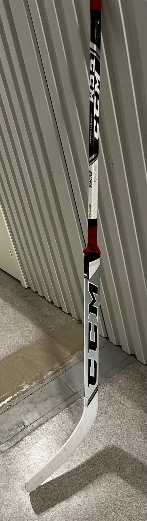 hockey målvaktsklubba ccm crawford p4 paddel 26 extrem flex