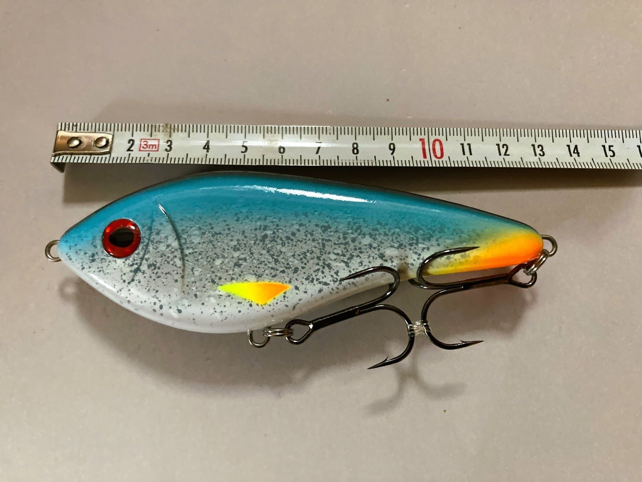 WESTIN SWIM 12cm 53g Suspending White Fish Custom Ovanlig Färg Ny i Ask