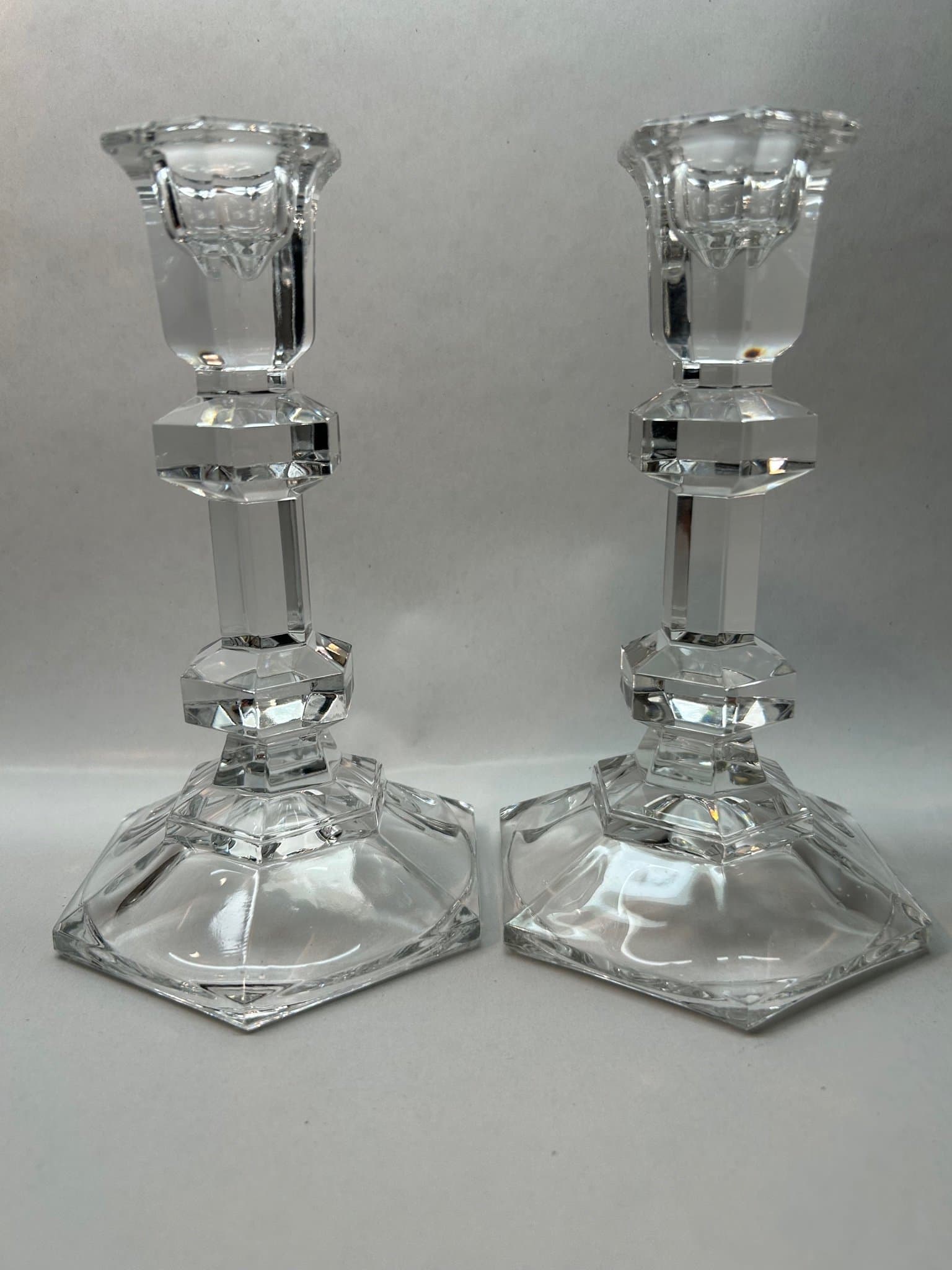 2 stycken Ljusstakar 24%helkristall