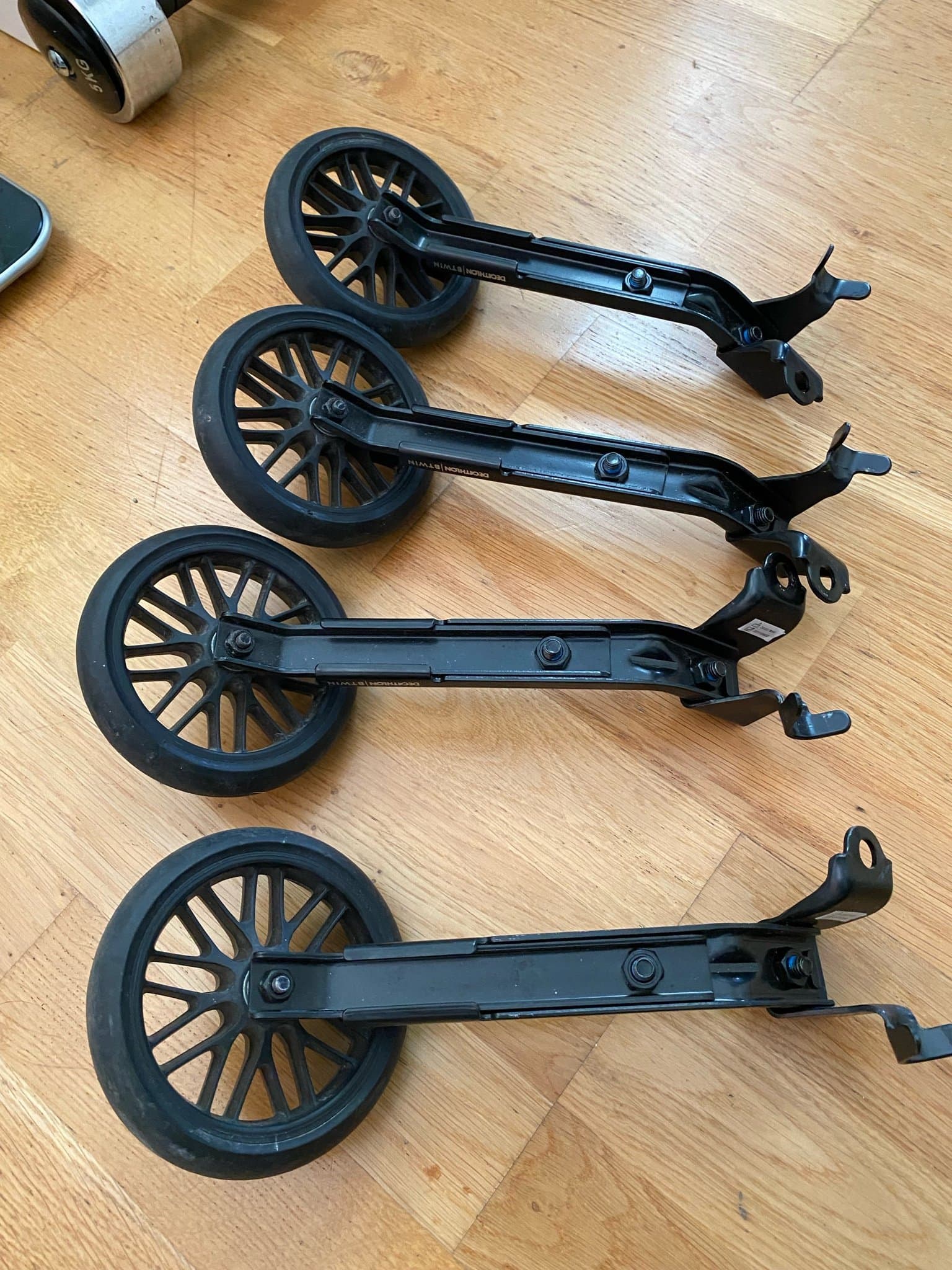 Decathlon B'Twin stödhjul för barncykel, 4 par