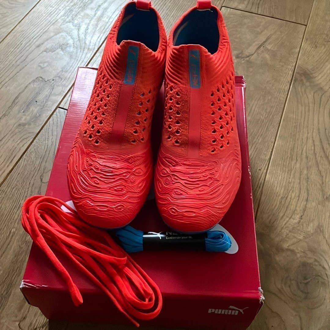 PUMA FUTURE 19.2 NETFIT FG/AG POWER UP - RED BLAST/BLÅ