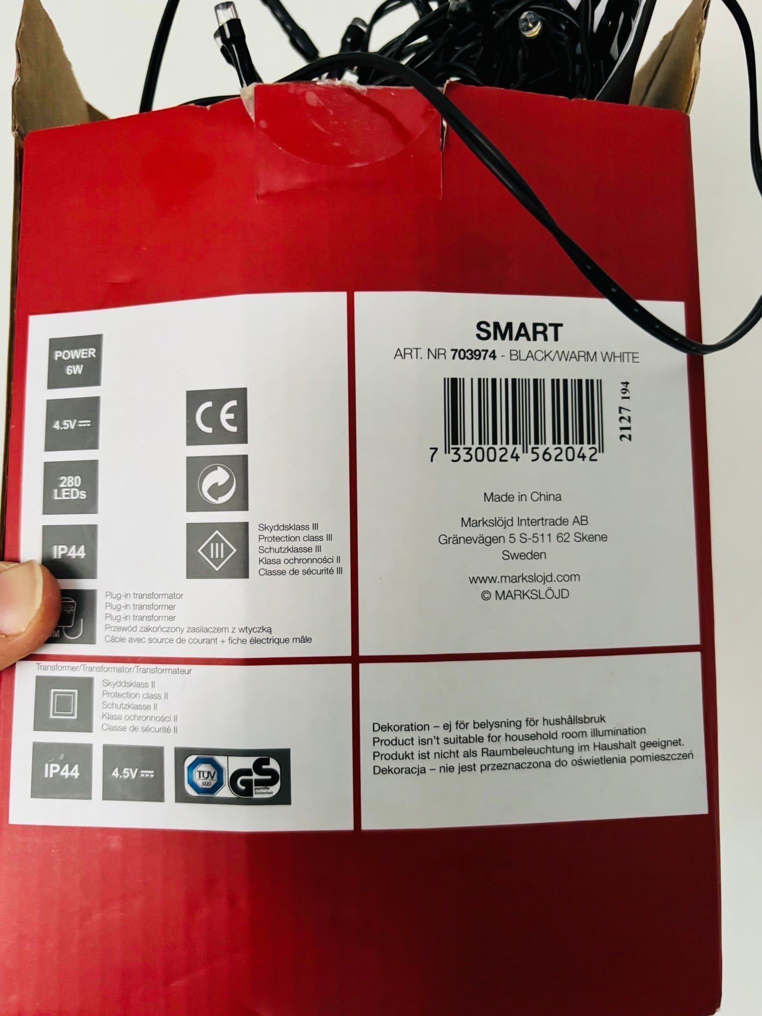 Markslöjd Smart Ljusslinga, ny