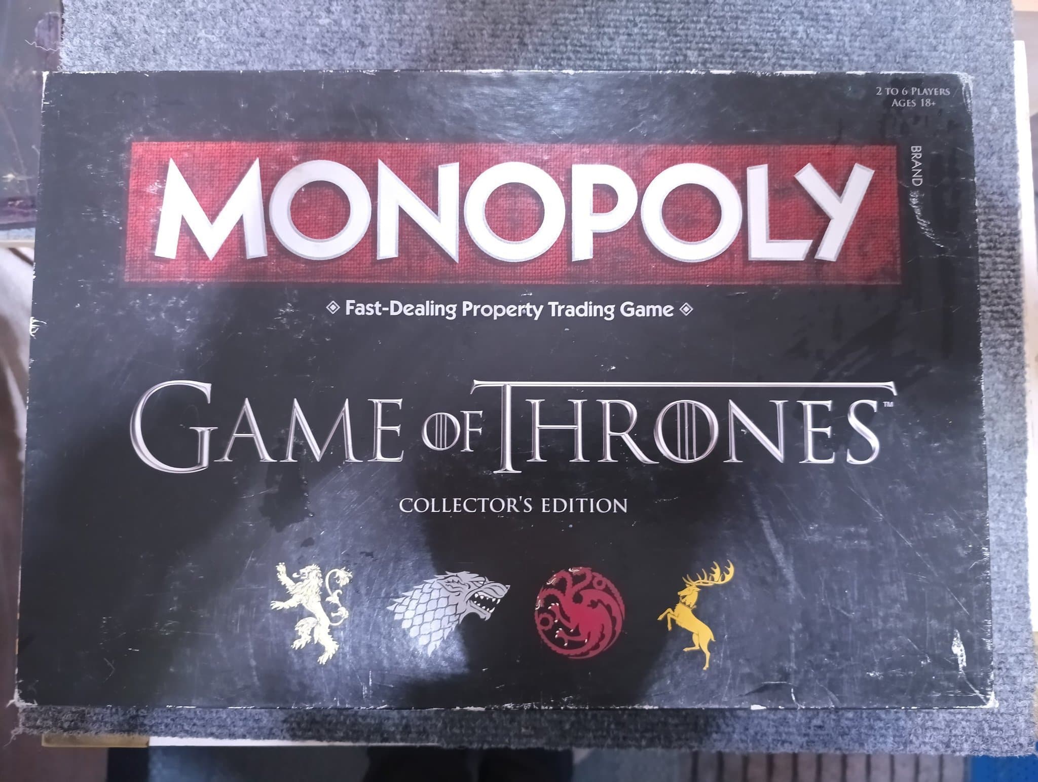 Monopoly Game of Thrones – Collector's Edition (Oanvänt)