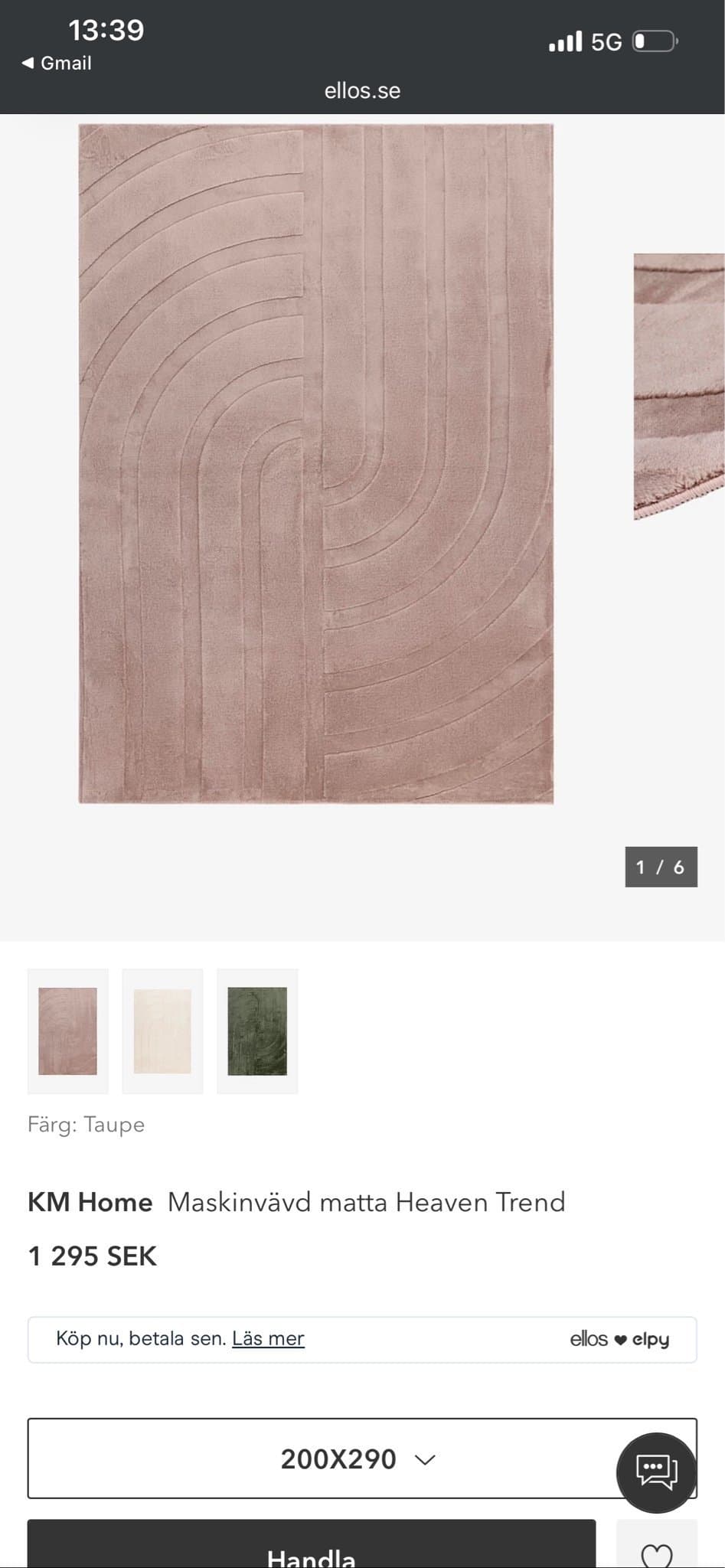 KM Home Heaven Trend matta, 200x290 cm