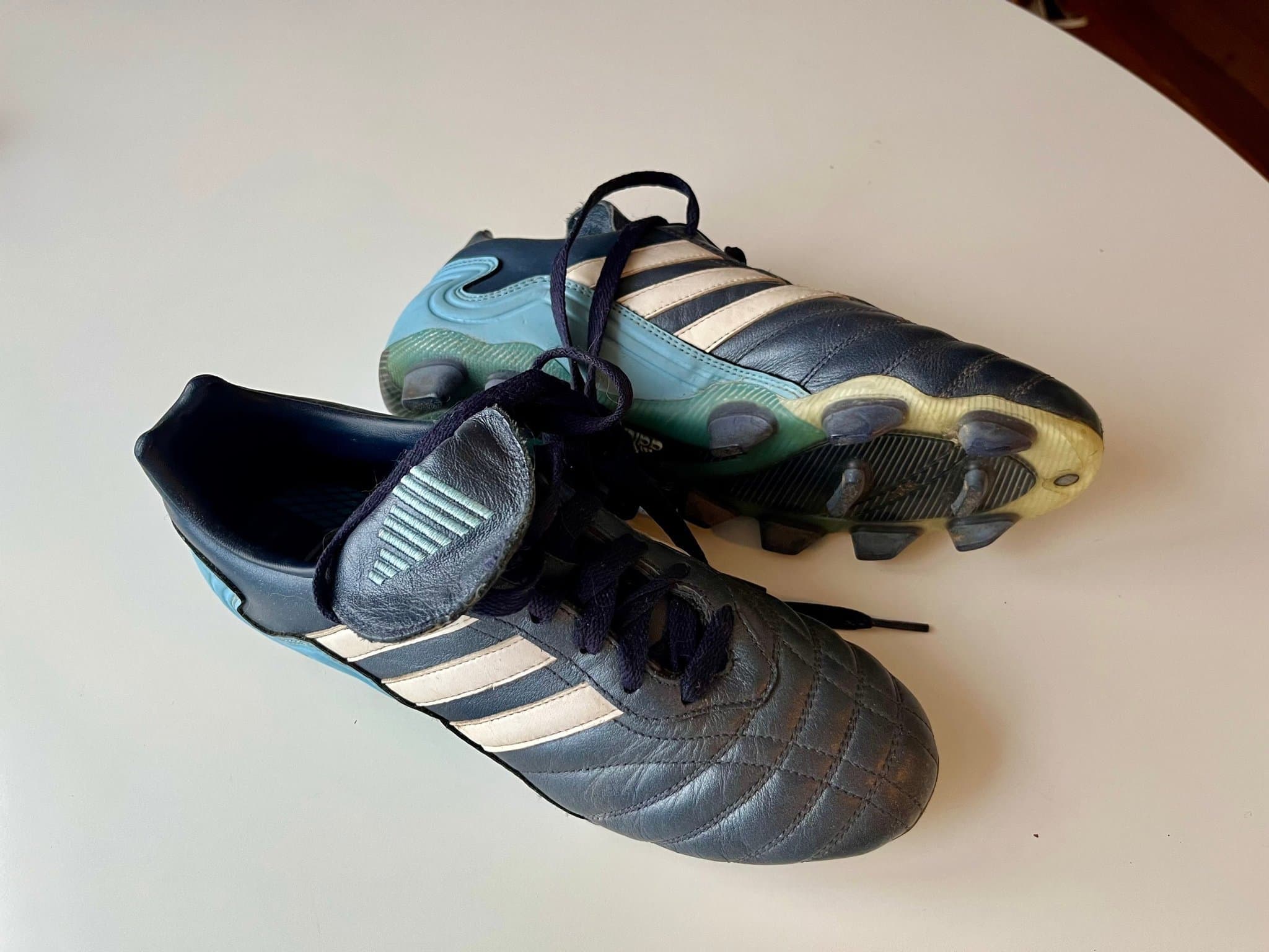 Adidas Fotbollsskor - Blå/Vit