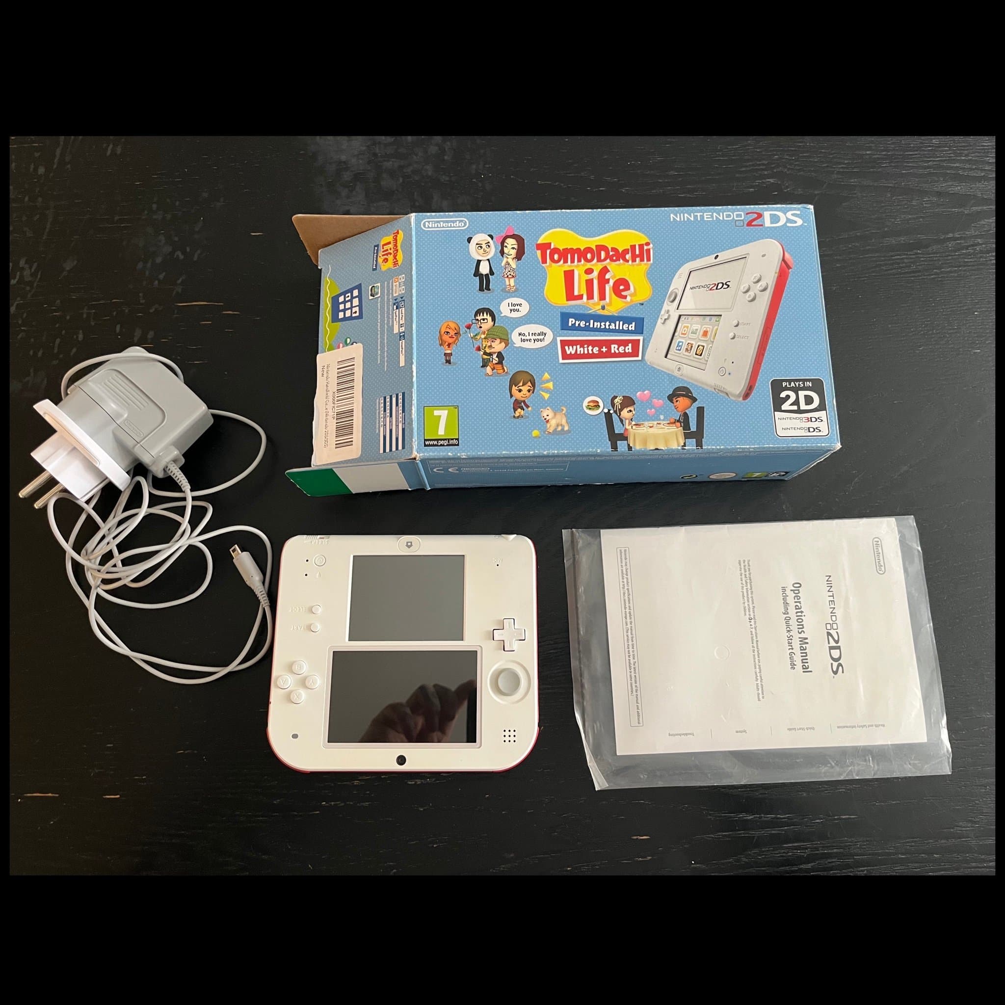 Nintendo 2DS Tomodachi Life Edition Vit + Röd