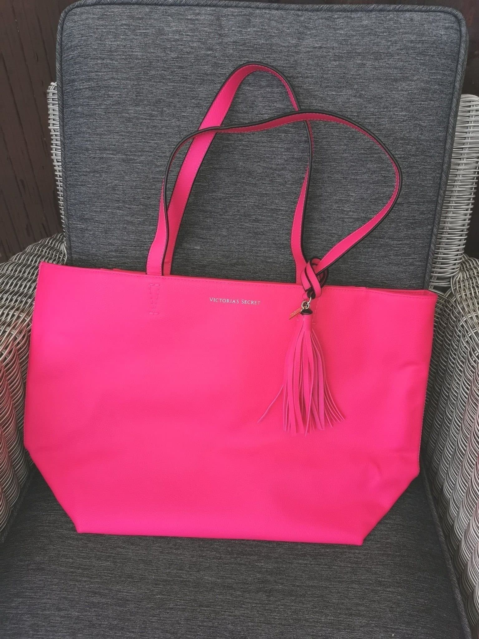 Victoria's secret, Strandväska, Väska, Tote, Pink, Rosa, Shoppingväska