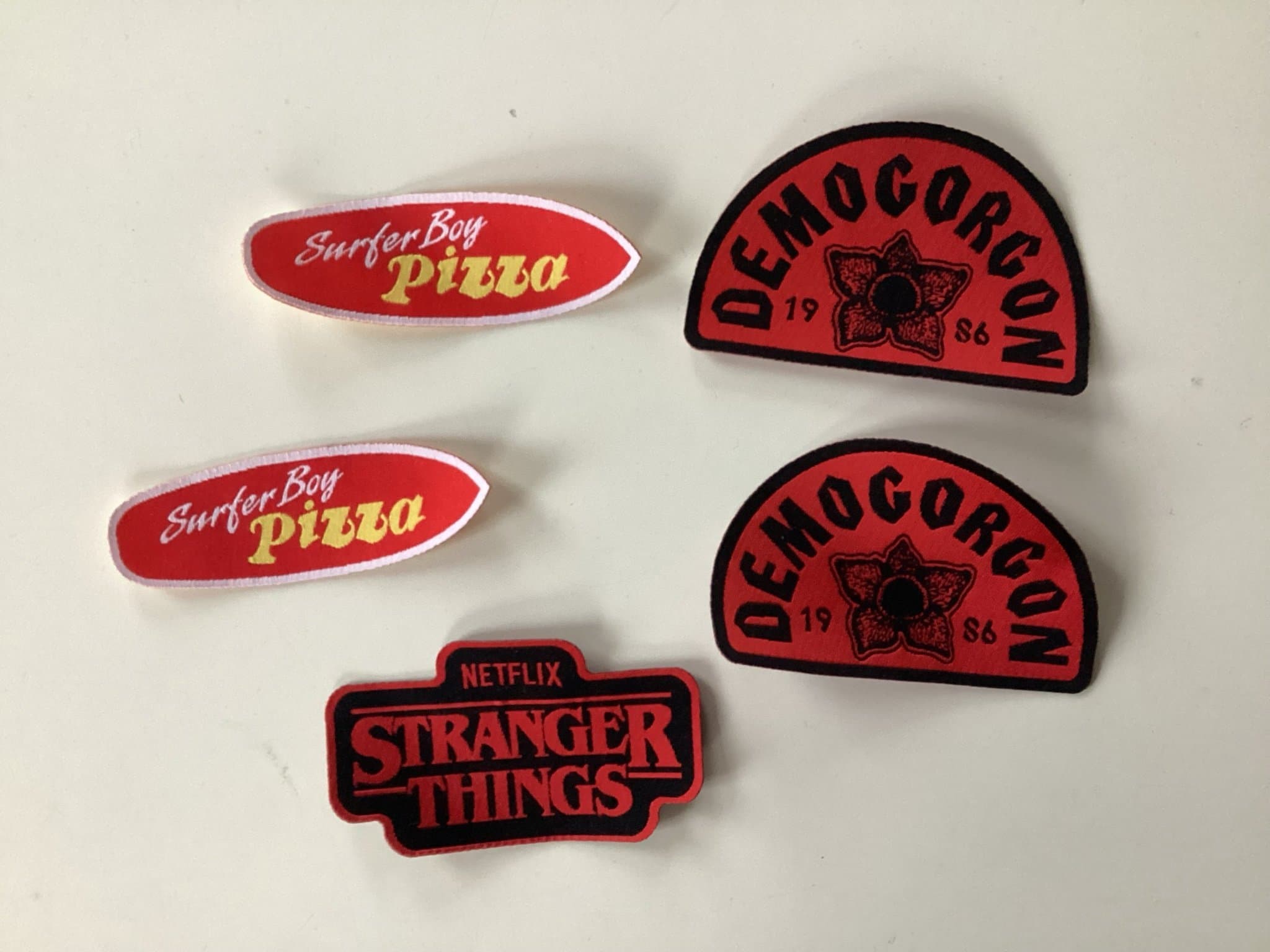 Stranger Things tygmärken