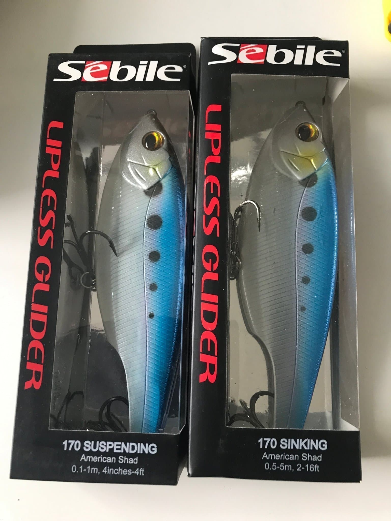 Sebile Lipless Glider - 170 Suspender & 170 Sinker