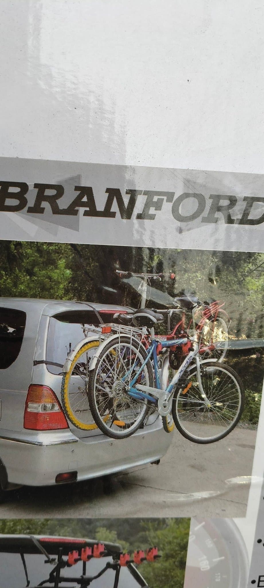 Branford Cykelhållare för 3 cyklar dragkrok behövs ej