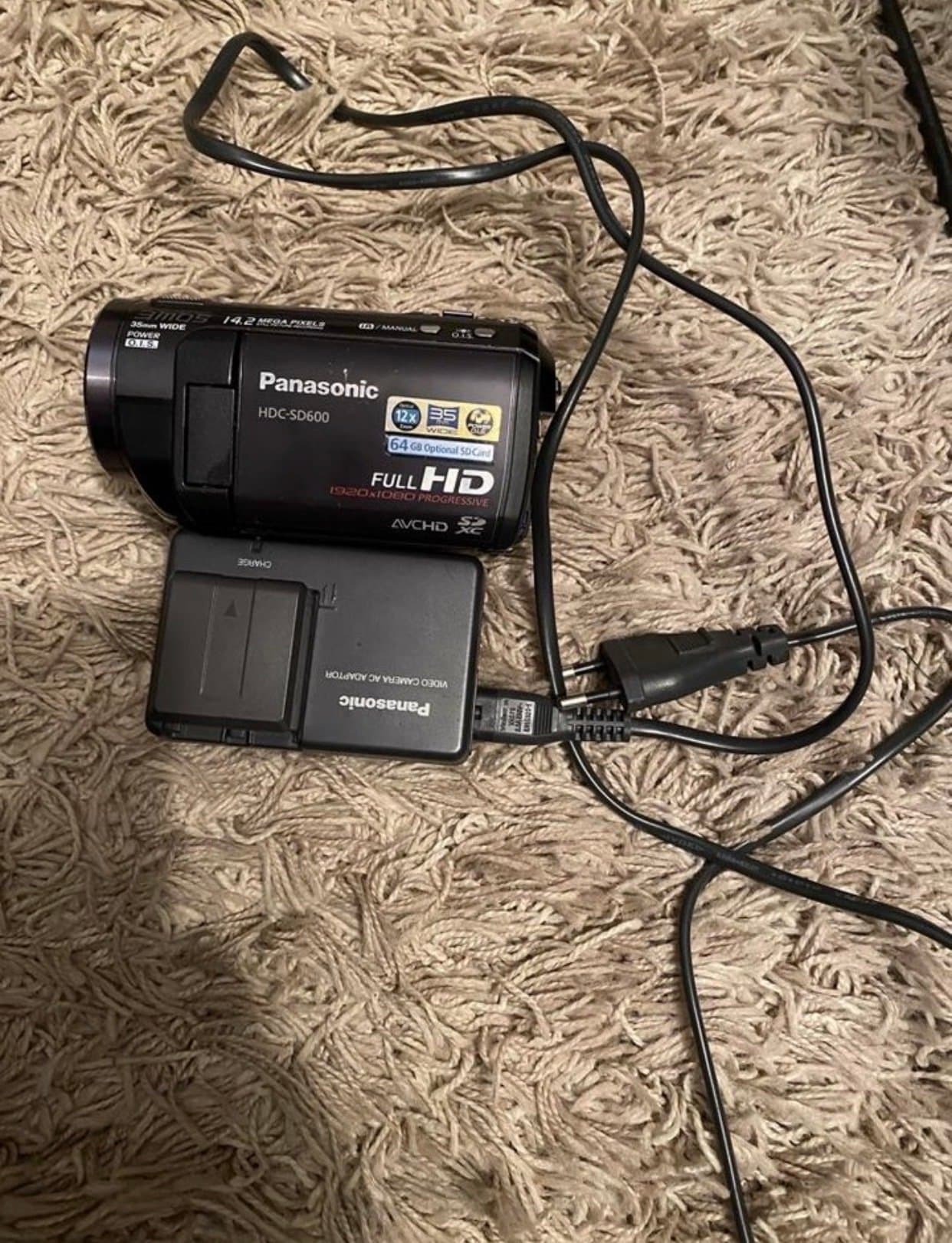 PANASONIC HDC-SD600 VIDEOKAMERA DIGITAL