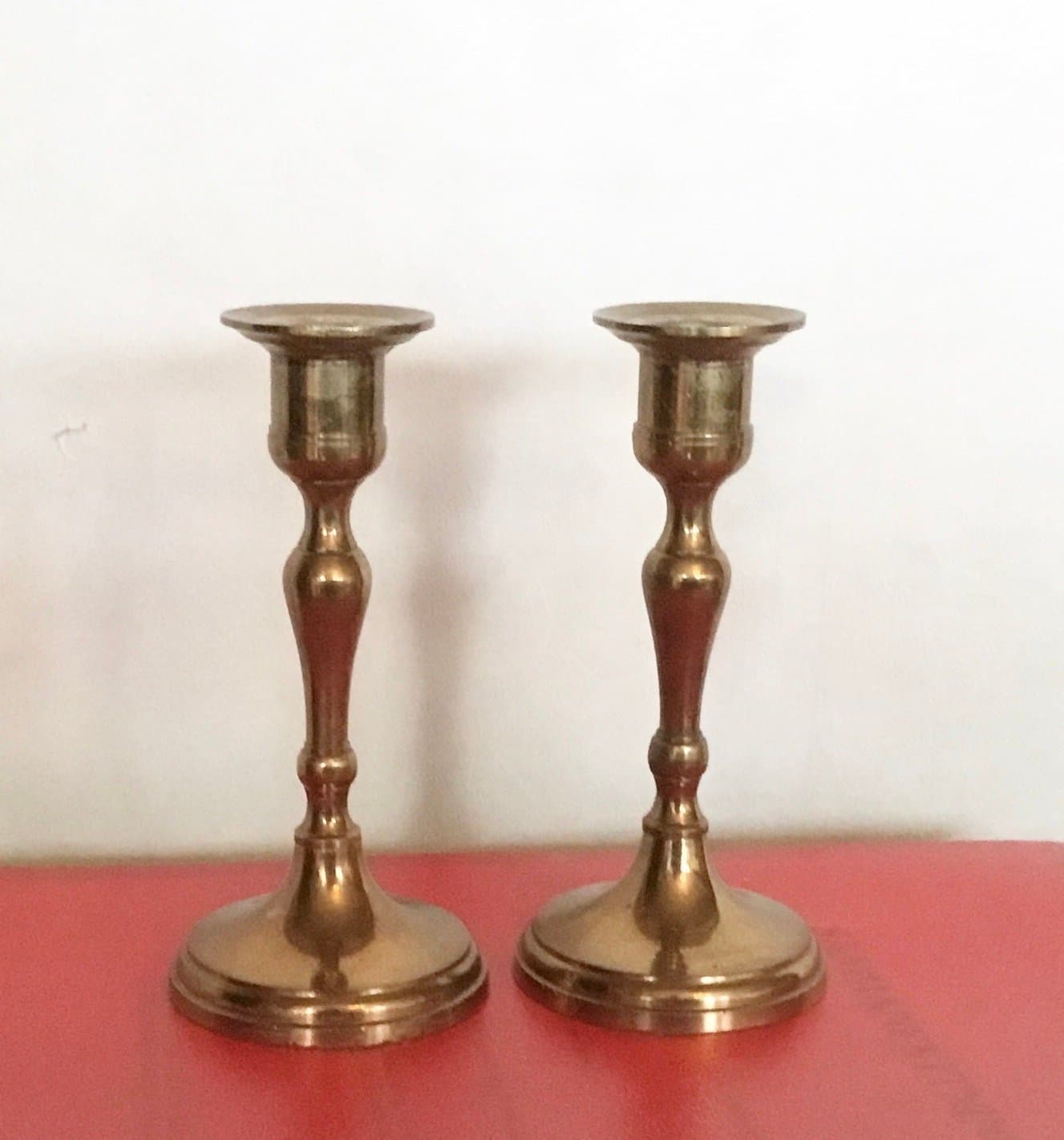 Ljusstakar. Antal 2st. Malm. Äldre.