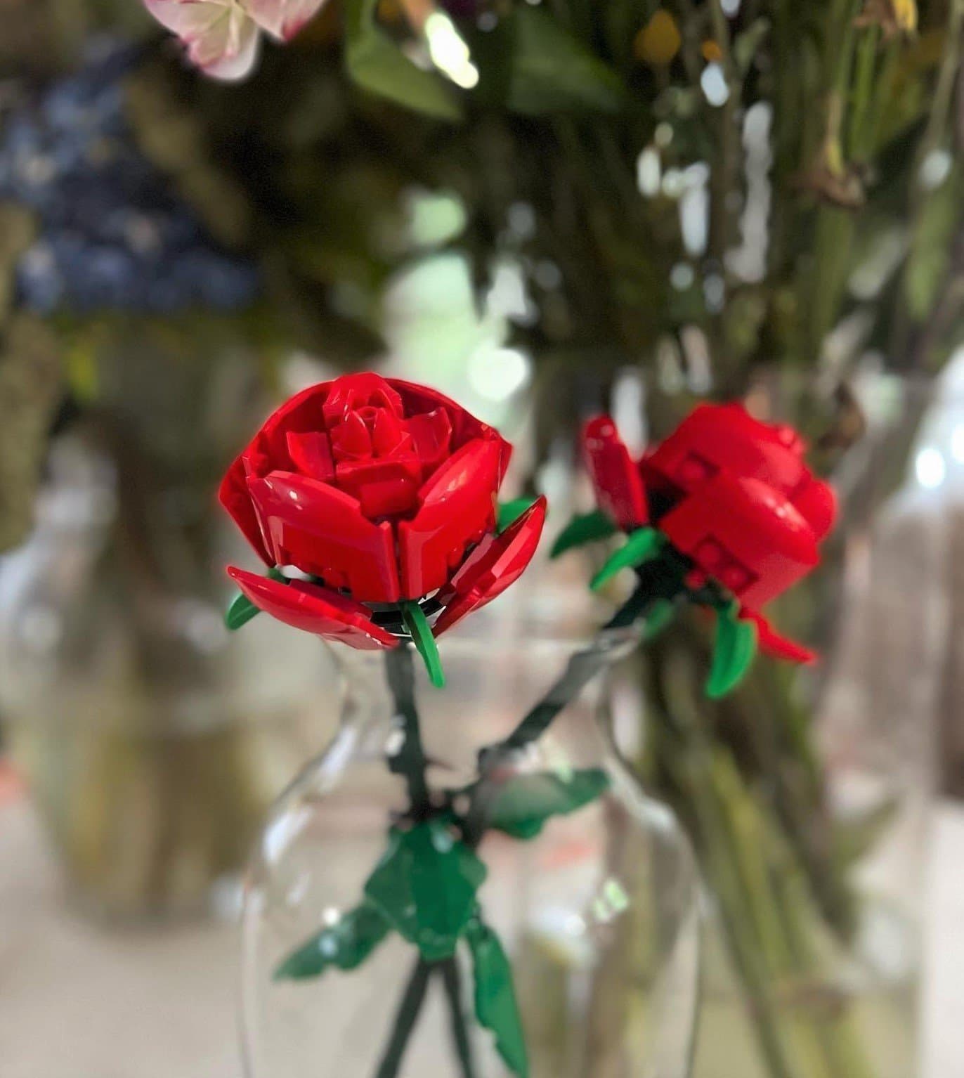 Helt Nytt Lego 40460 Rosor samt 40524 Solrosor Rumsdekoration, NY & OÖPPNAD