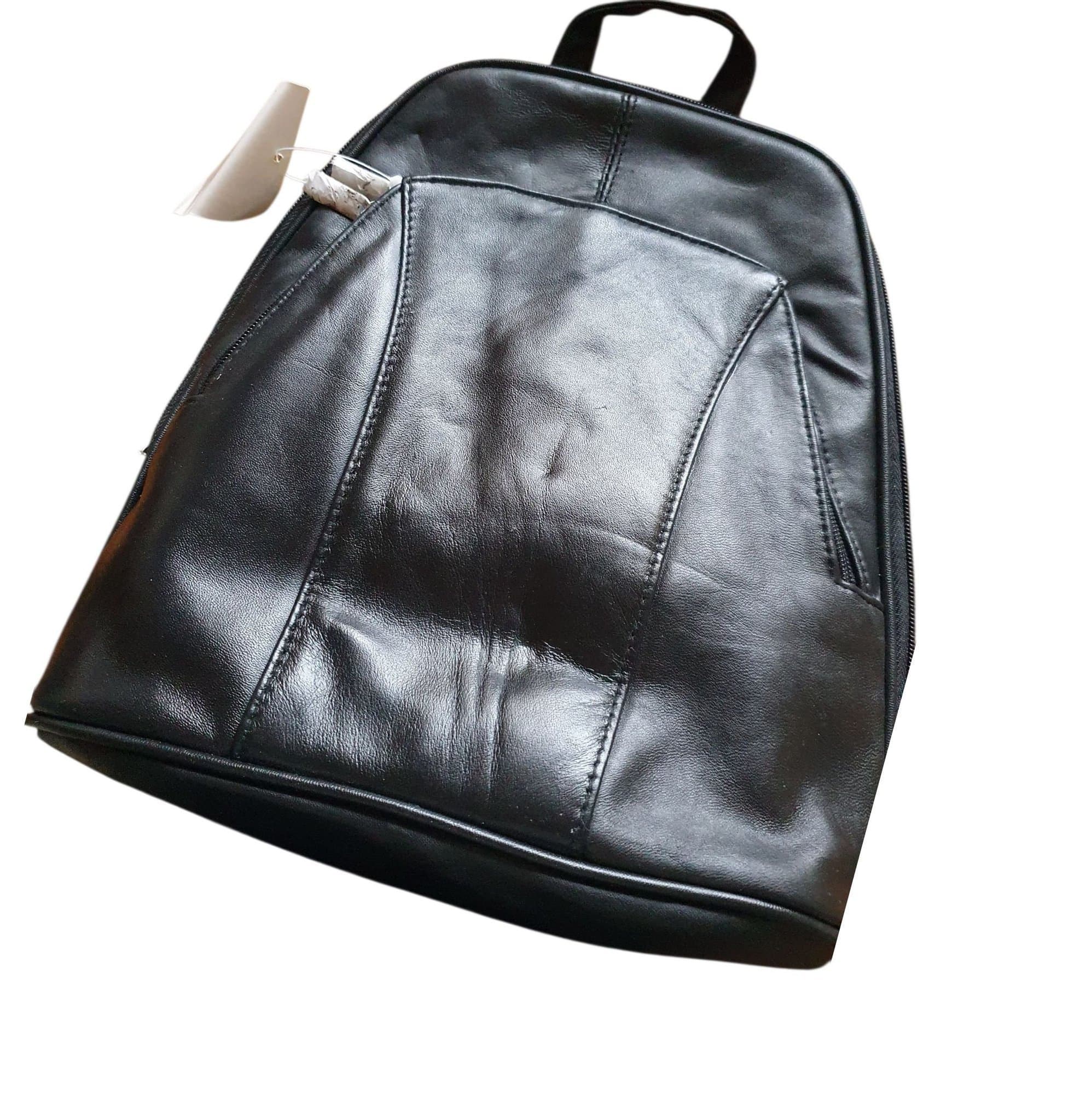 Ryggsäck i äkta läder – helt ny