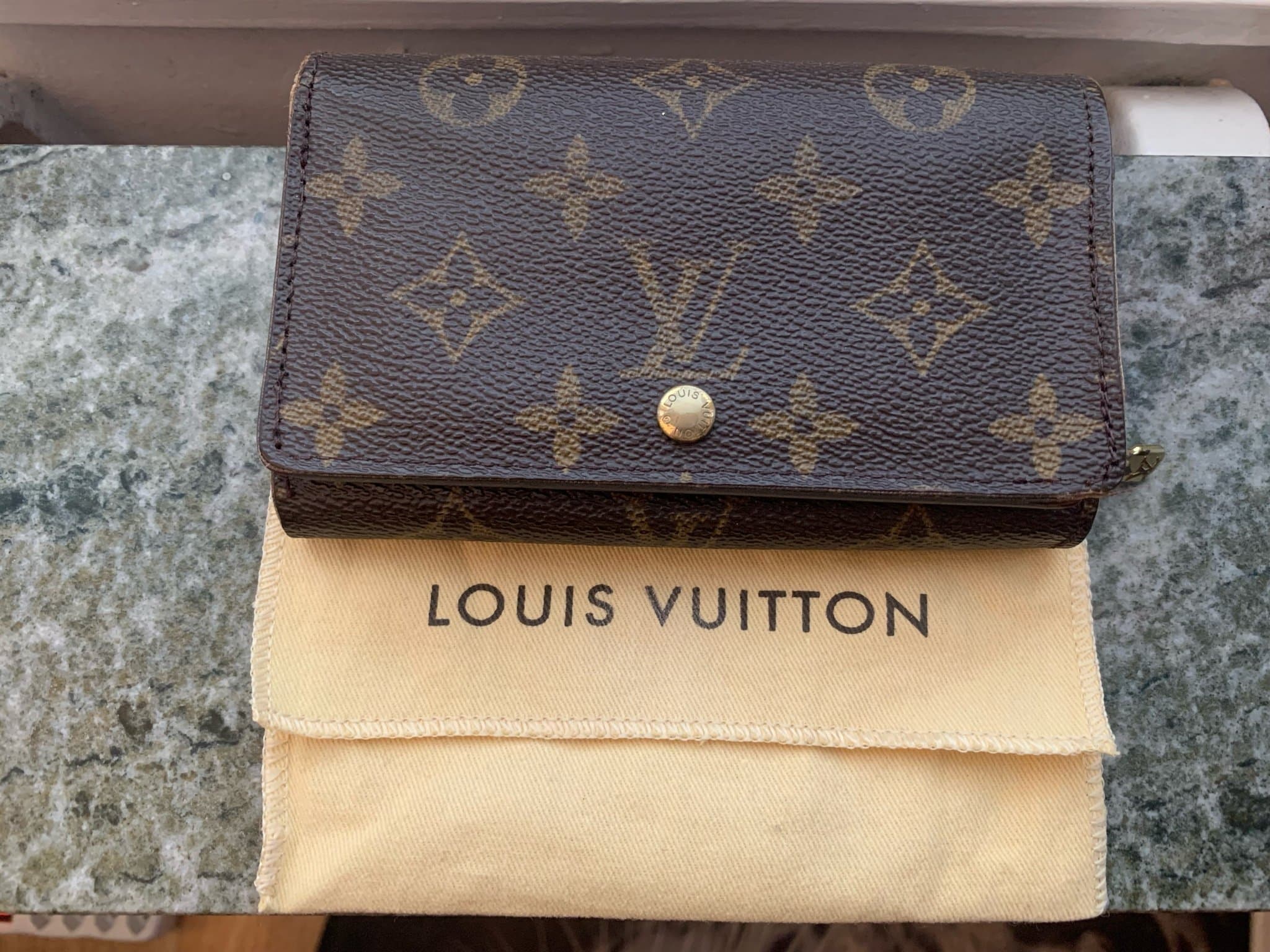 Vintage Louis Vuitton Monogram Trésor Plånbok - Fint skick