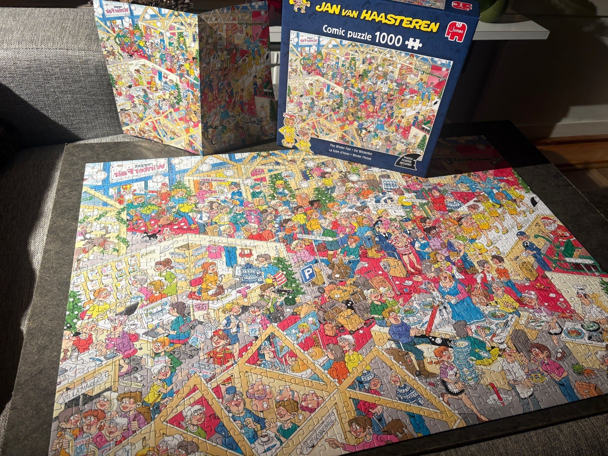 Pussel Jan van Haasteren WINTER FAIR 1000 BITAR ( puzzle nygl