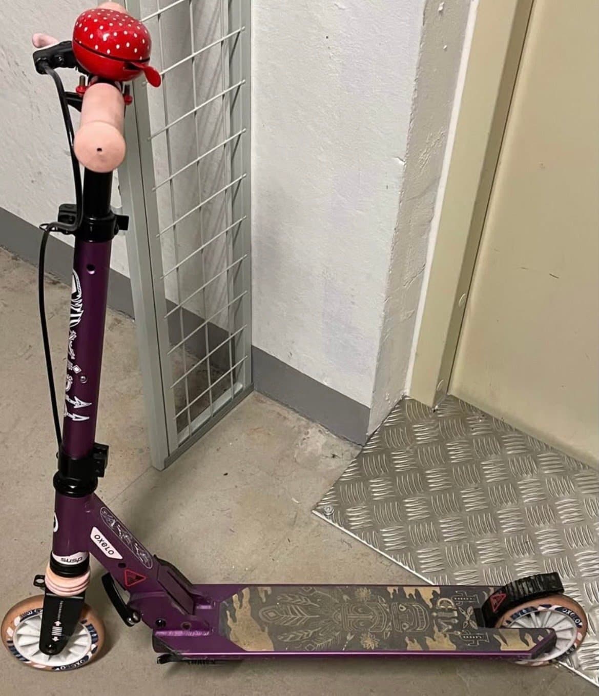 Oxelo XL Vuxensparkcykel 125mm hjul