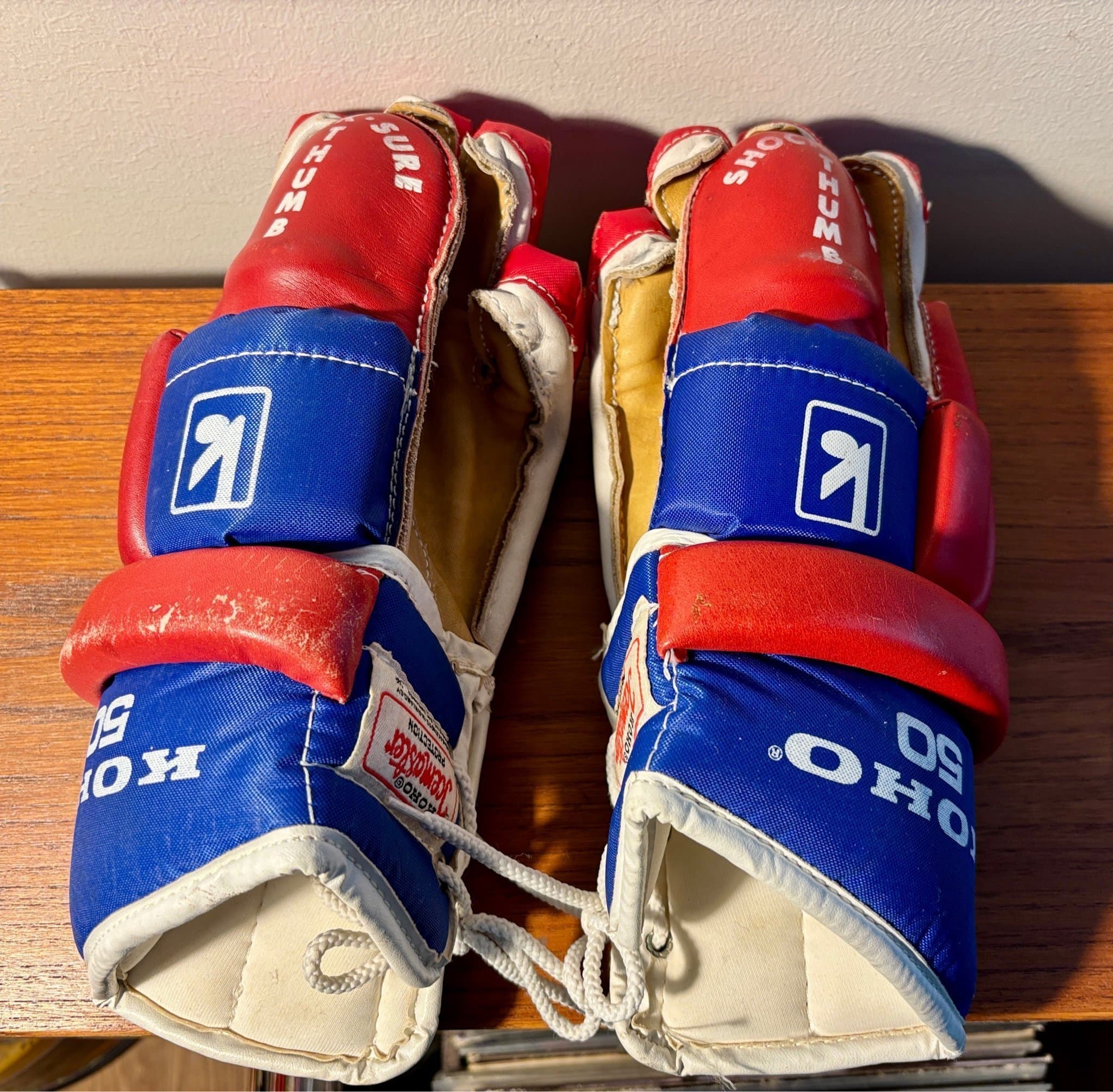 vintage KOHO 50 Icemaster Ishockeyhandskar hockey vm nhl finland