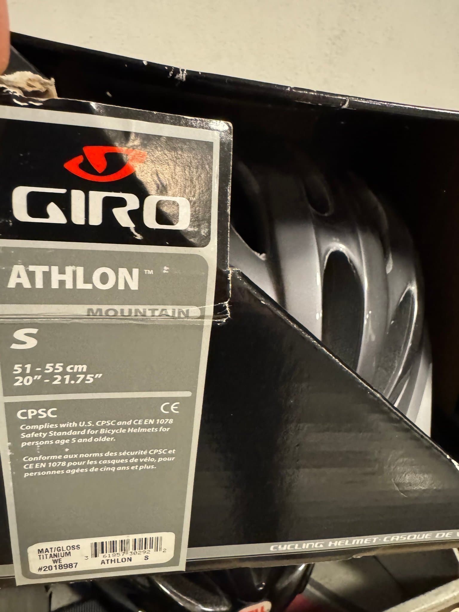 Giro Athlon Mountain Cykelhjälm - Storlek S