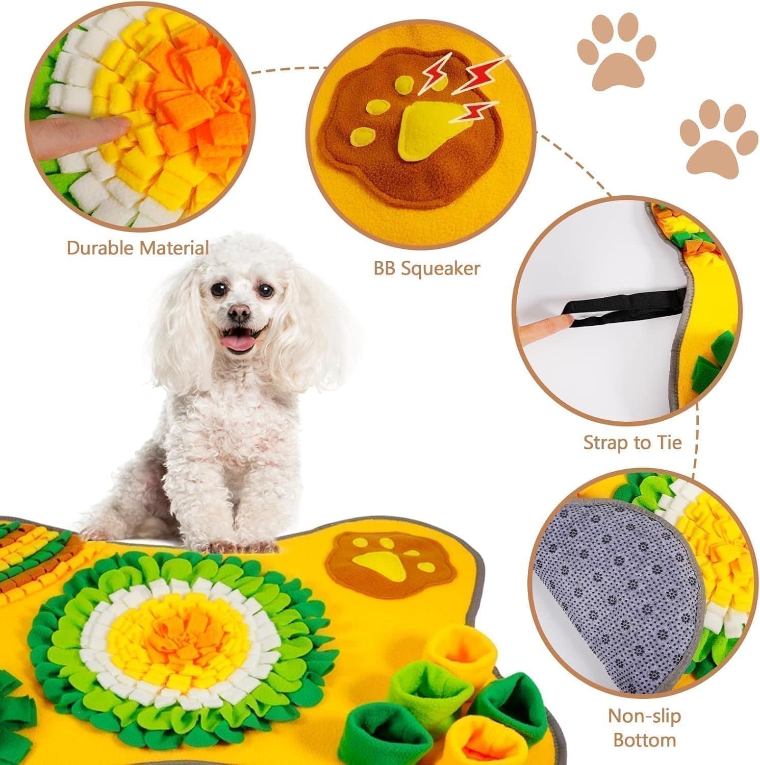 NY! POWZOO Träningsmatta till Hund. Tvättbar.