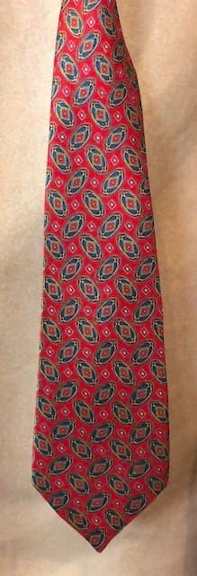 Häftig Röd Välgjord Slips Paisleymönster ?? Märke Tianlei