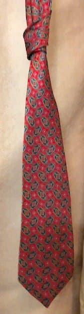 Häftig Röd Välgjord Slips Paisleymönster ?? Märke Tianlei