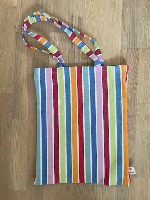 Tote bag (väska) "Deauville" The New Me! by Lou-Lou *pre-loved fabric*