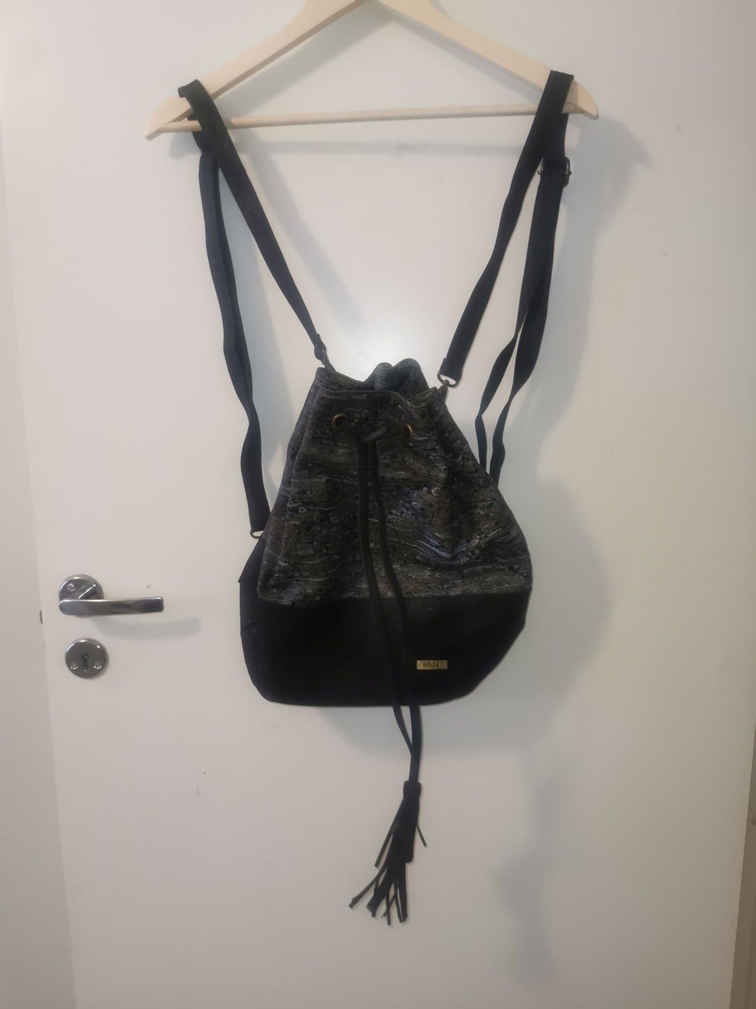 Ryggsäck i kork ny Ailuja väska unik