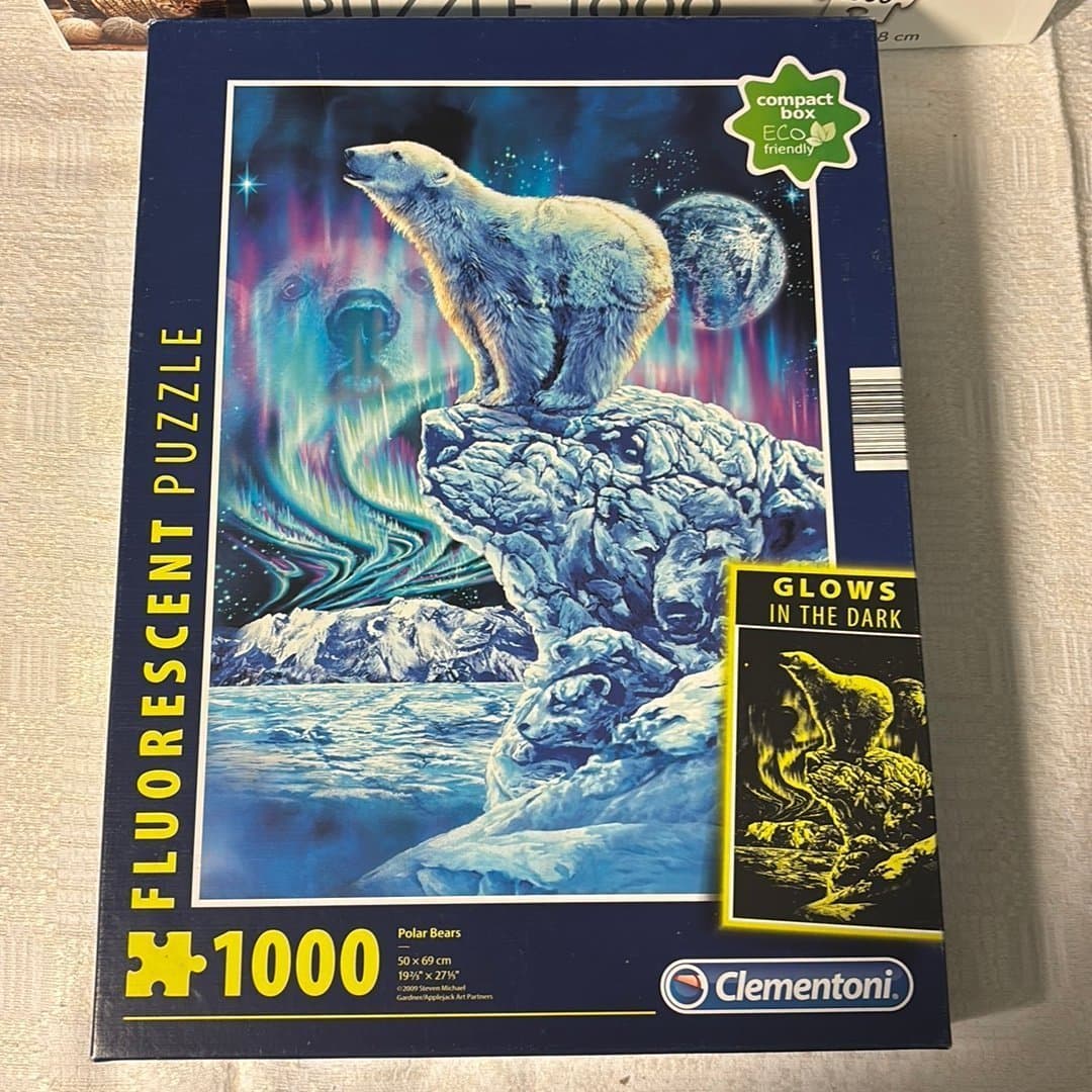 2 oanvända pussel Clementoni och Tactic