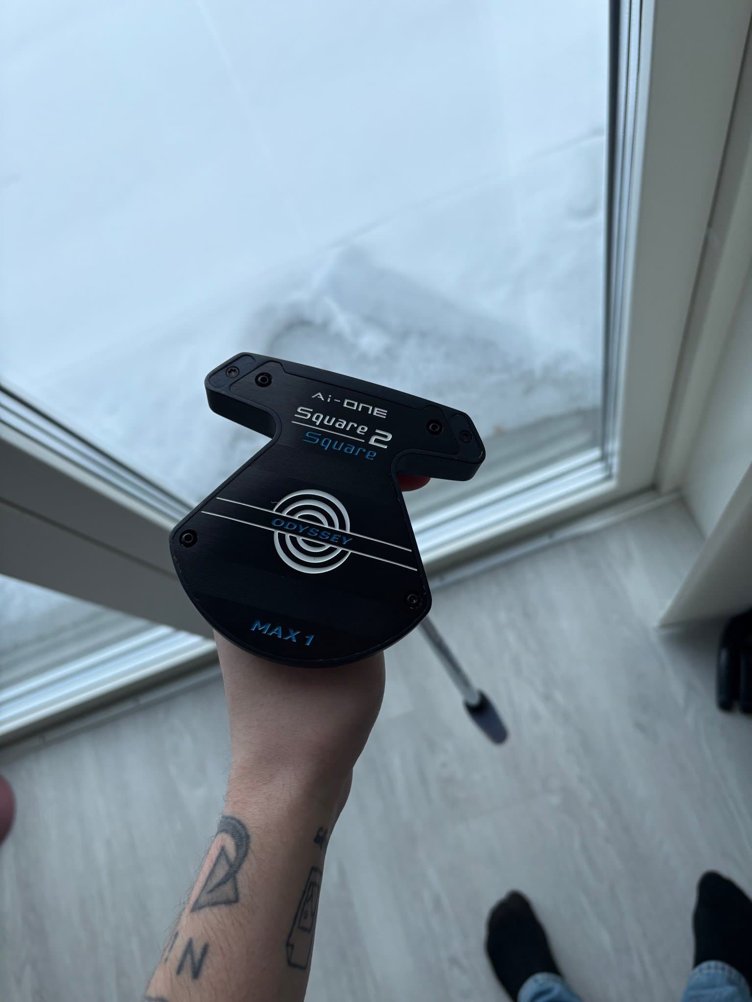 Odyssey Ai-ONE Square Two Putter använd 1 sommar.