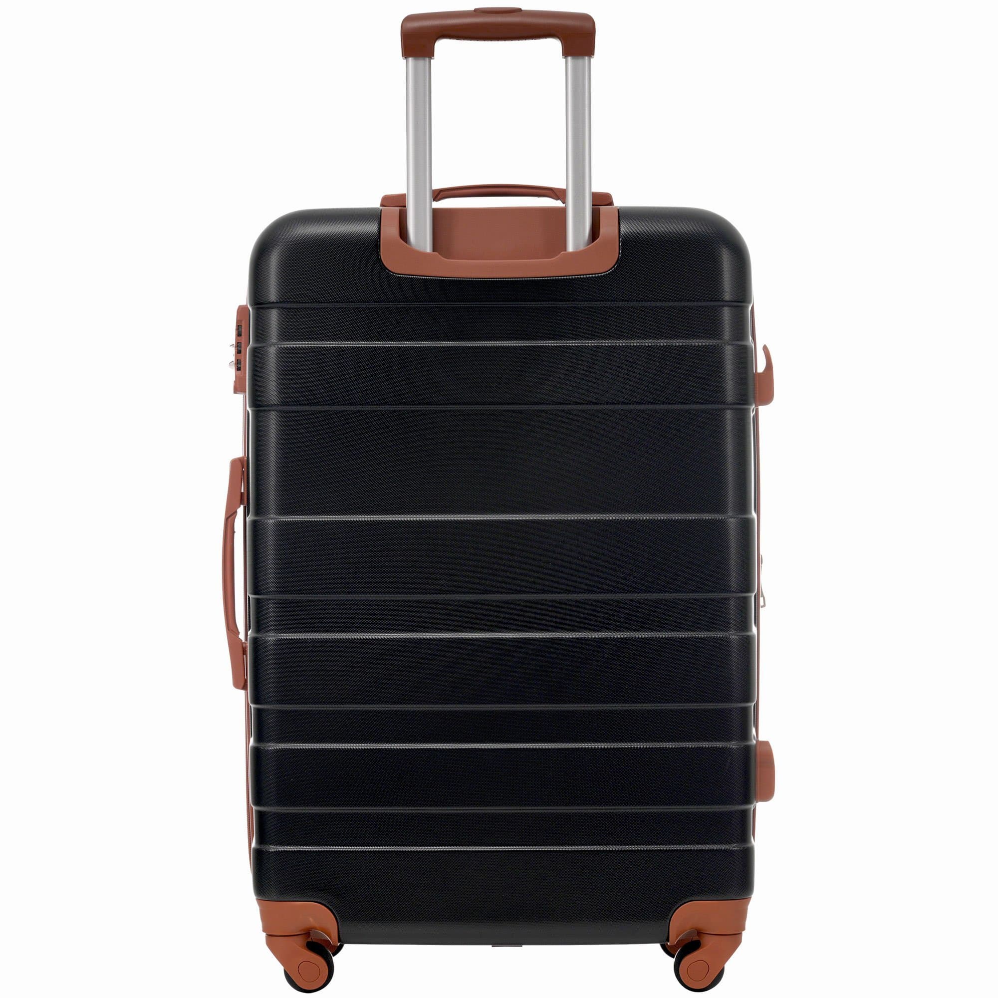 Hard suitcase with toiletry bag, rolling bag, carry-on luggage