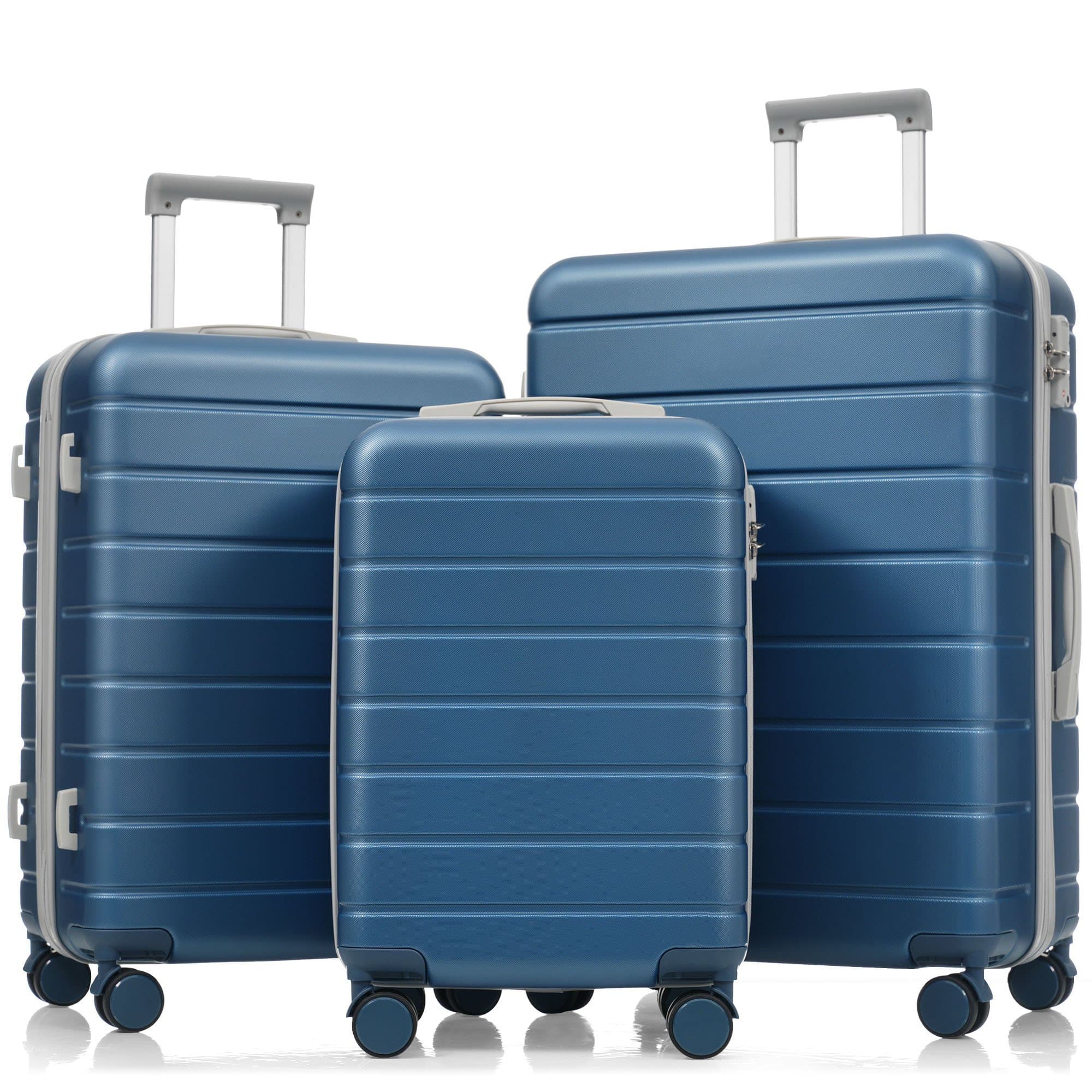 ABS hard shell suitcases, durable suitcases, suitcases with spinning wheels