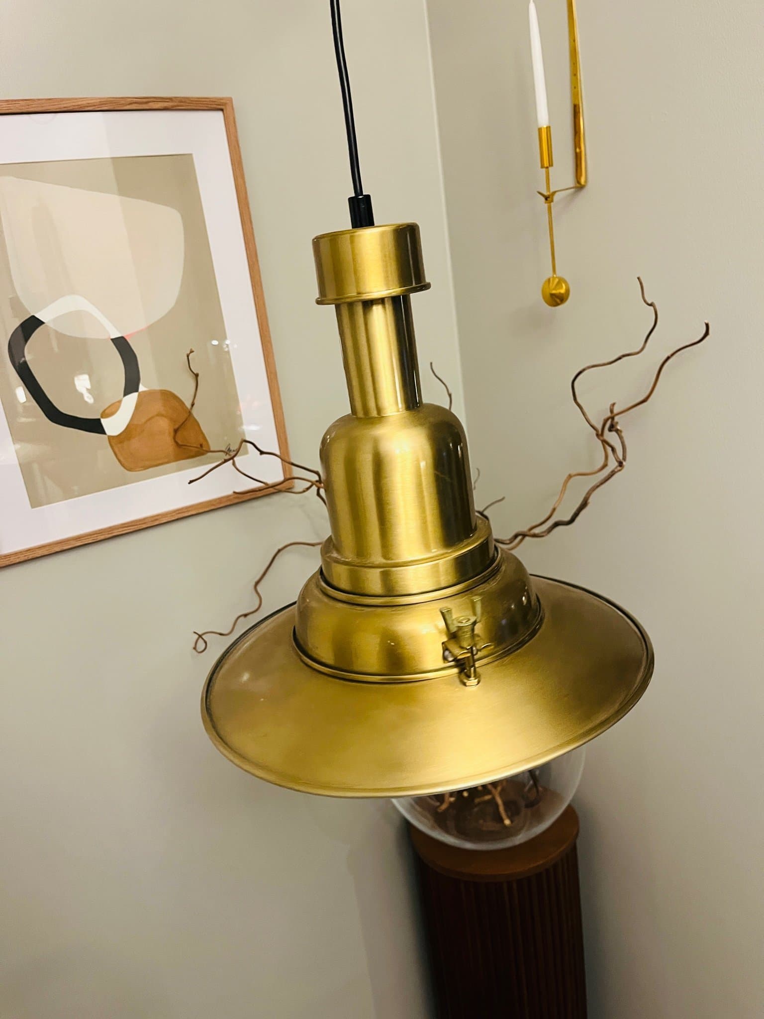 IKEA OTTAVA industriell taklampa – retro/vintage