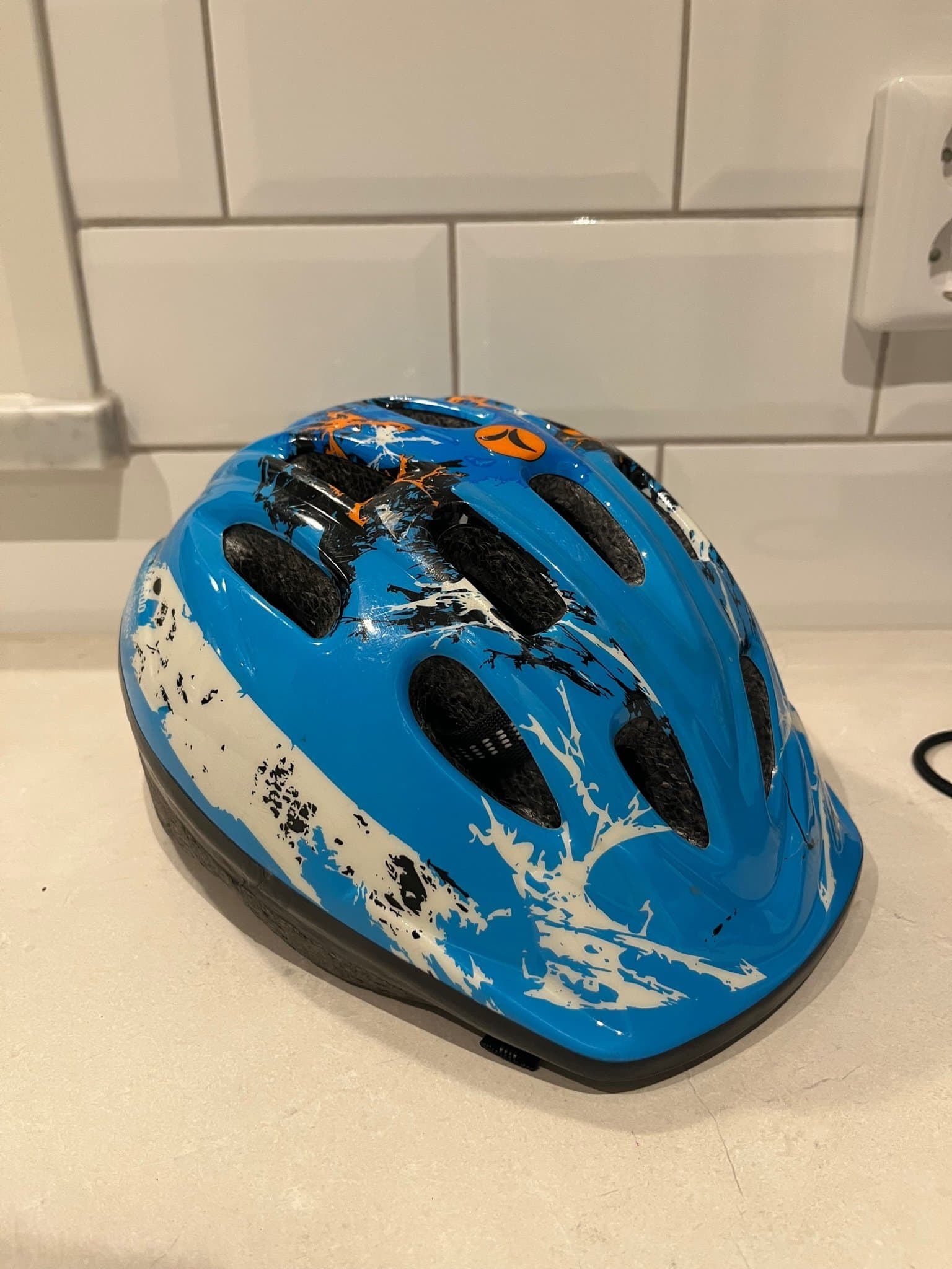 Cykelhjälm Biltema MV12, Blå, Storlek S (48-52 cm)