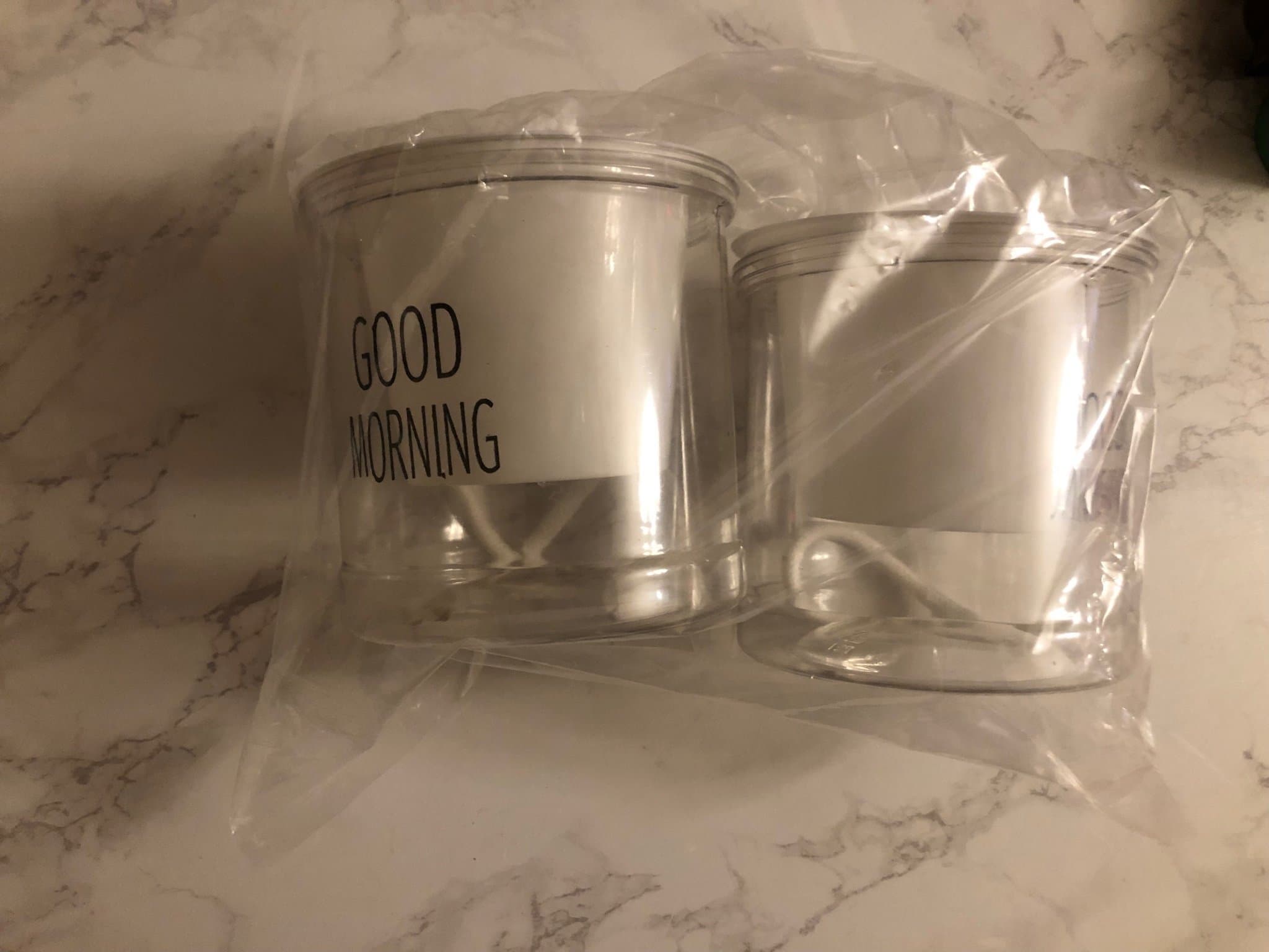 Good Morning / Kruka / Stickling / små krukor