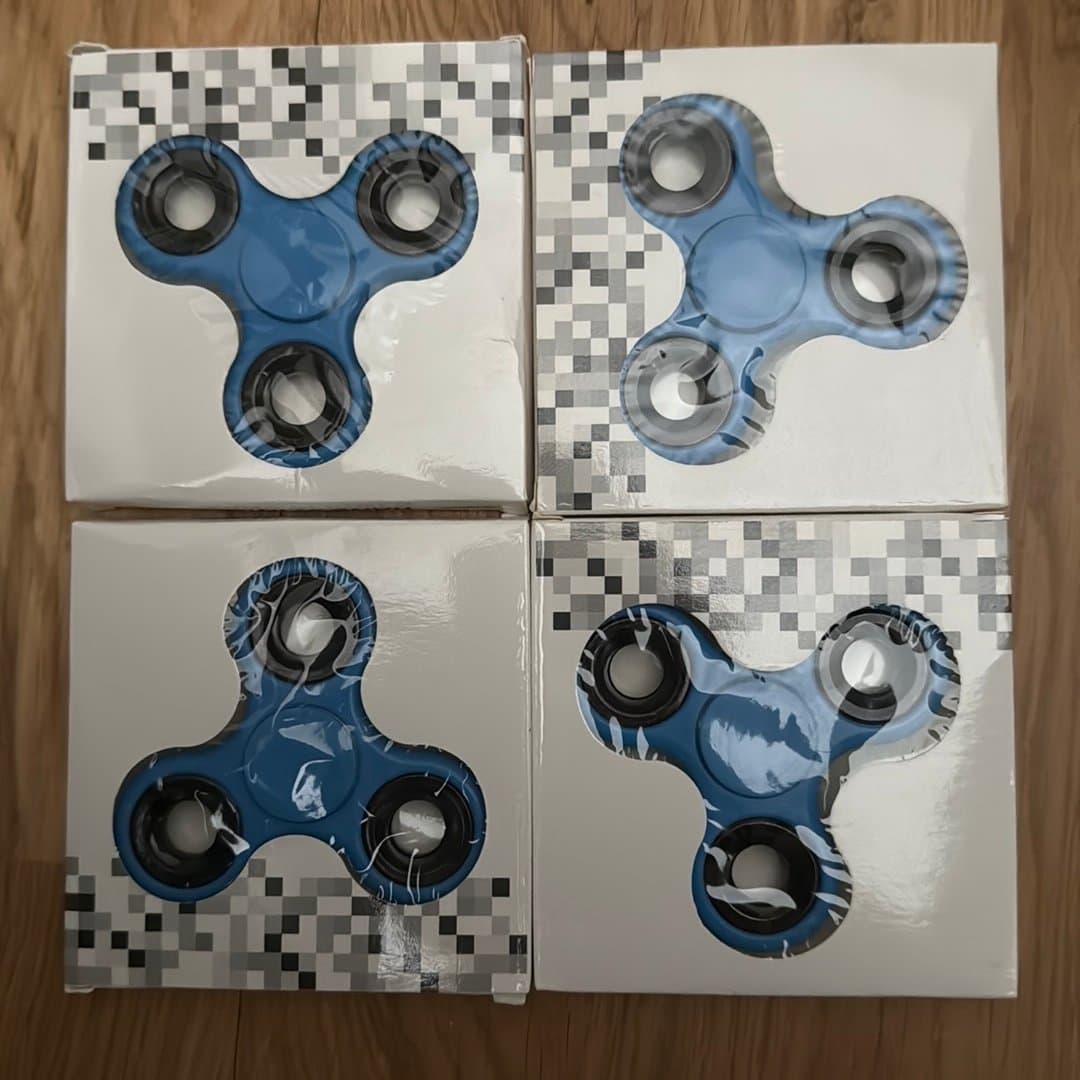 Fidget Spinner Blå