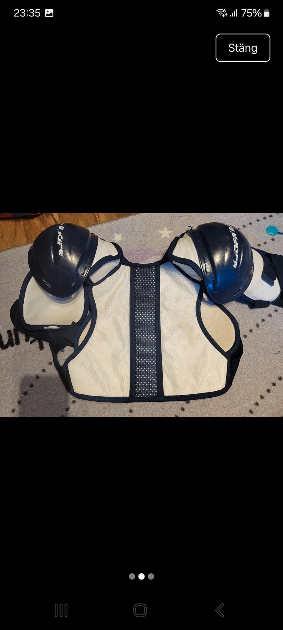 Jofa axelskydd för ishockey, storlek G