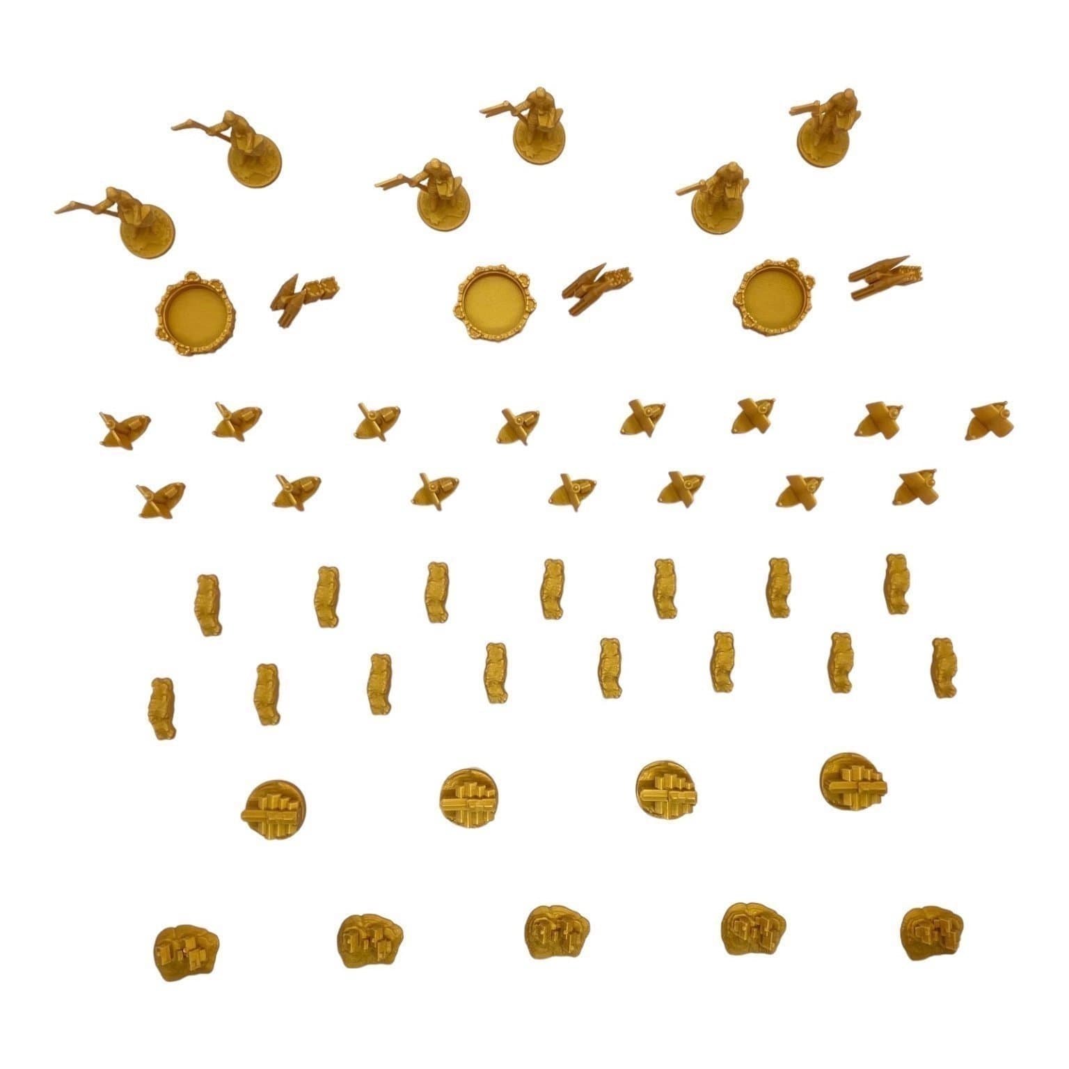 Catan The Most Favourite Bundle [Catan+SF+CK] (51 spelfigurer) - Golden