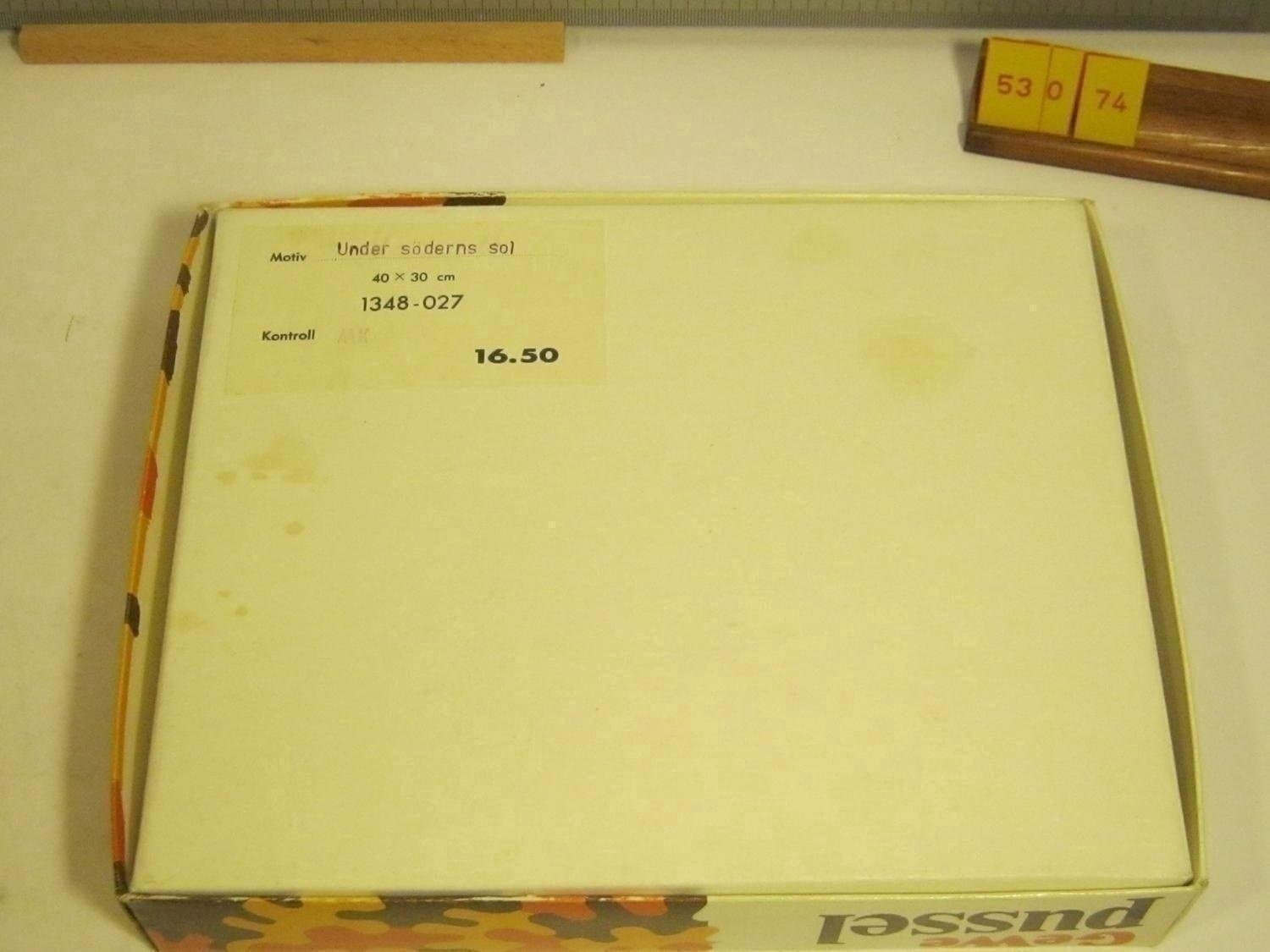 500 b i trä, GeWe; pussel; Under söderns sol f-mf/mf